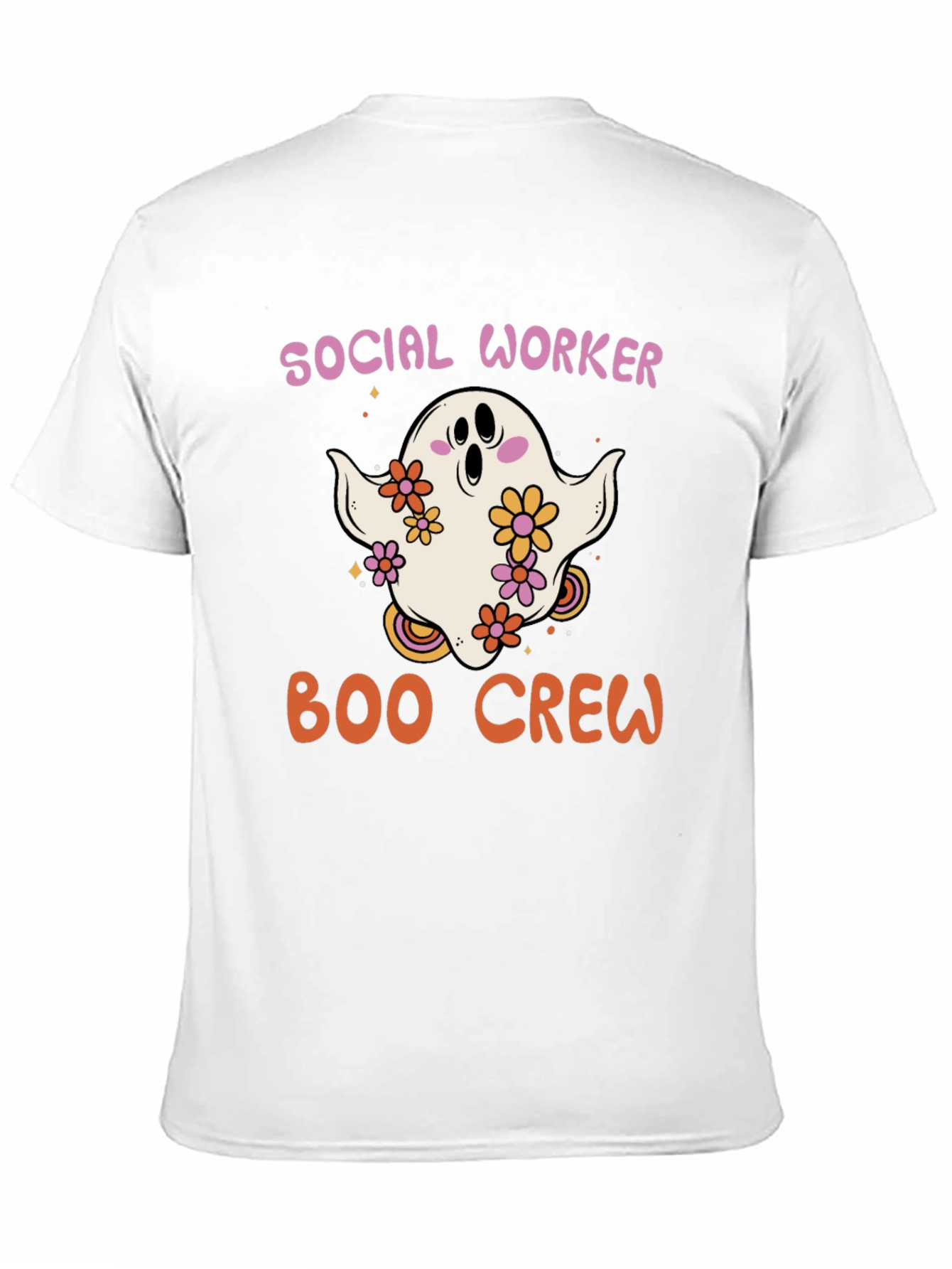Black Social Worker Boo Crew T-Shirt view 11