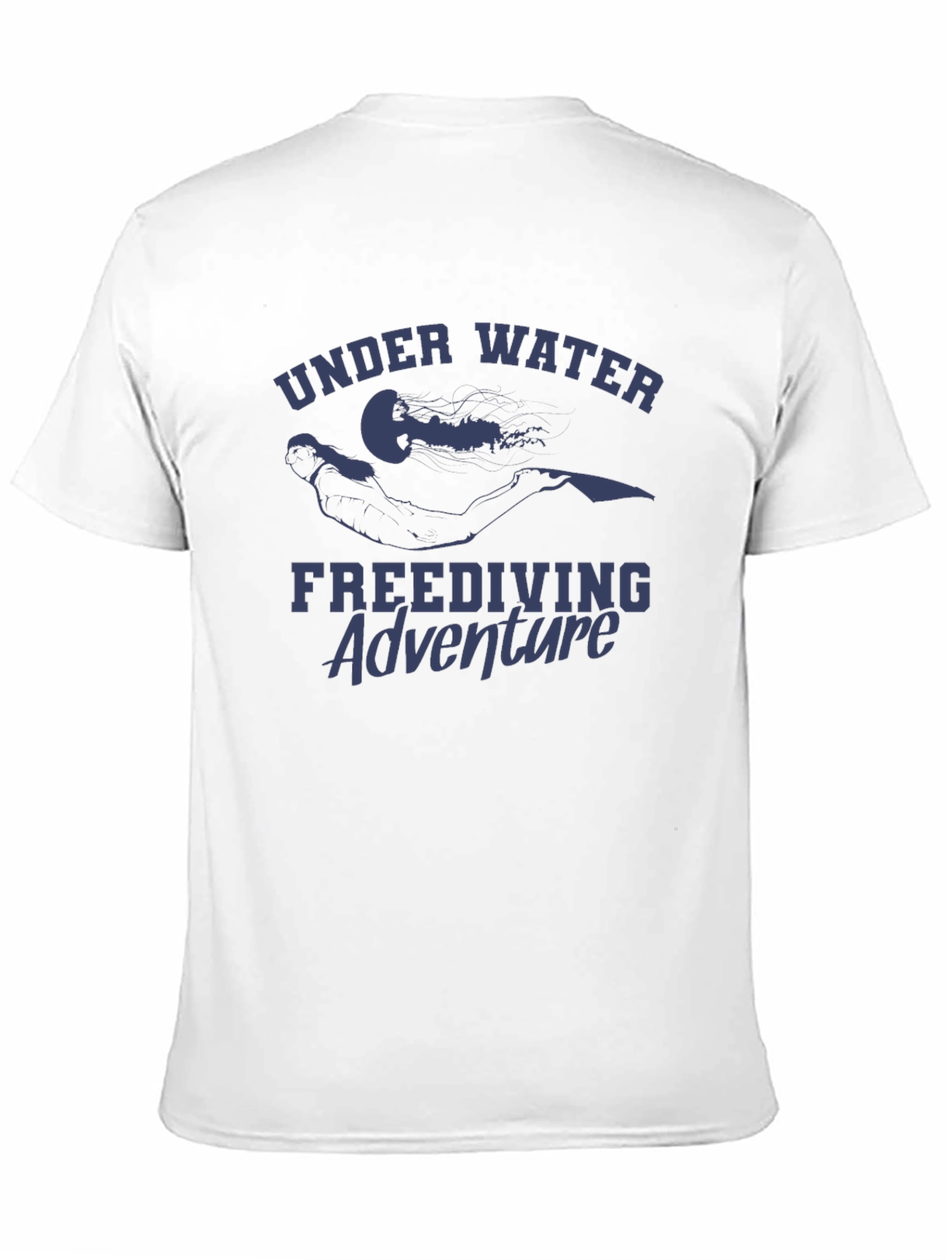 Black Freediving Adventure T-Shirt view 11