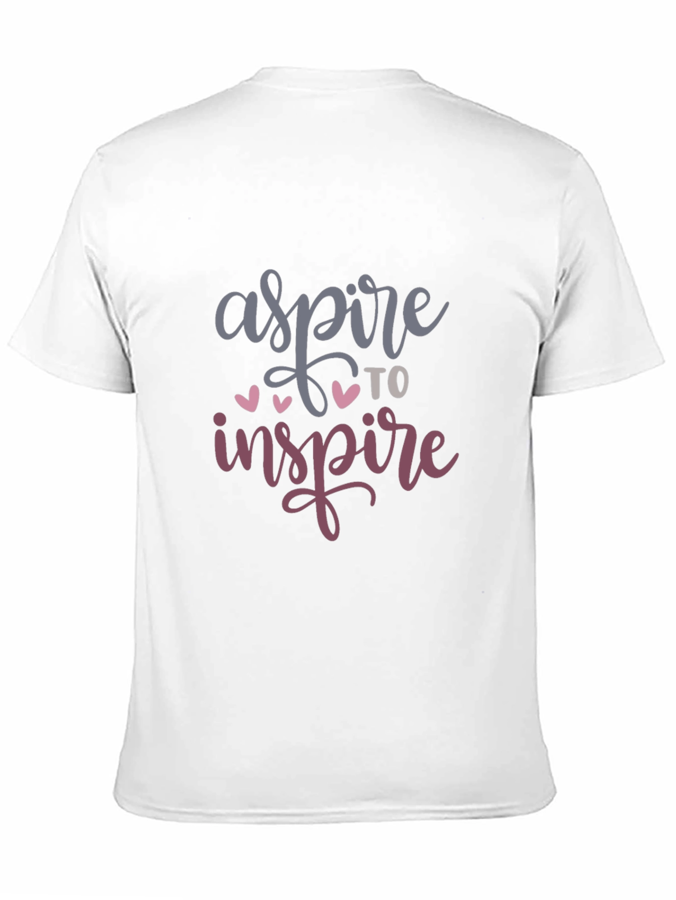 Black Aspire to Inspire Graphic T-Shirt view 11