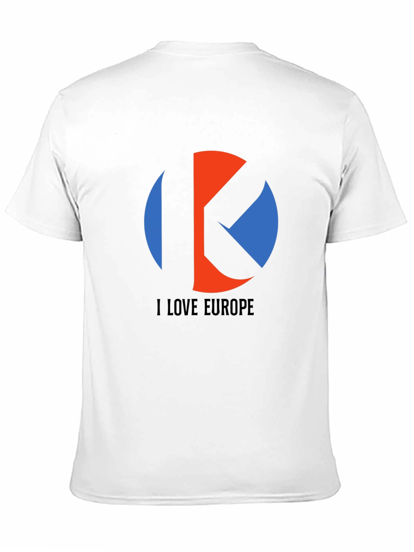 Black I Love Europe Graphic Tee view 11