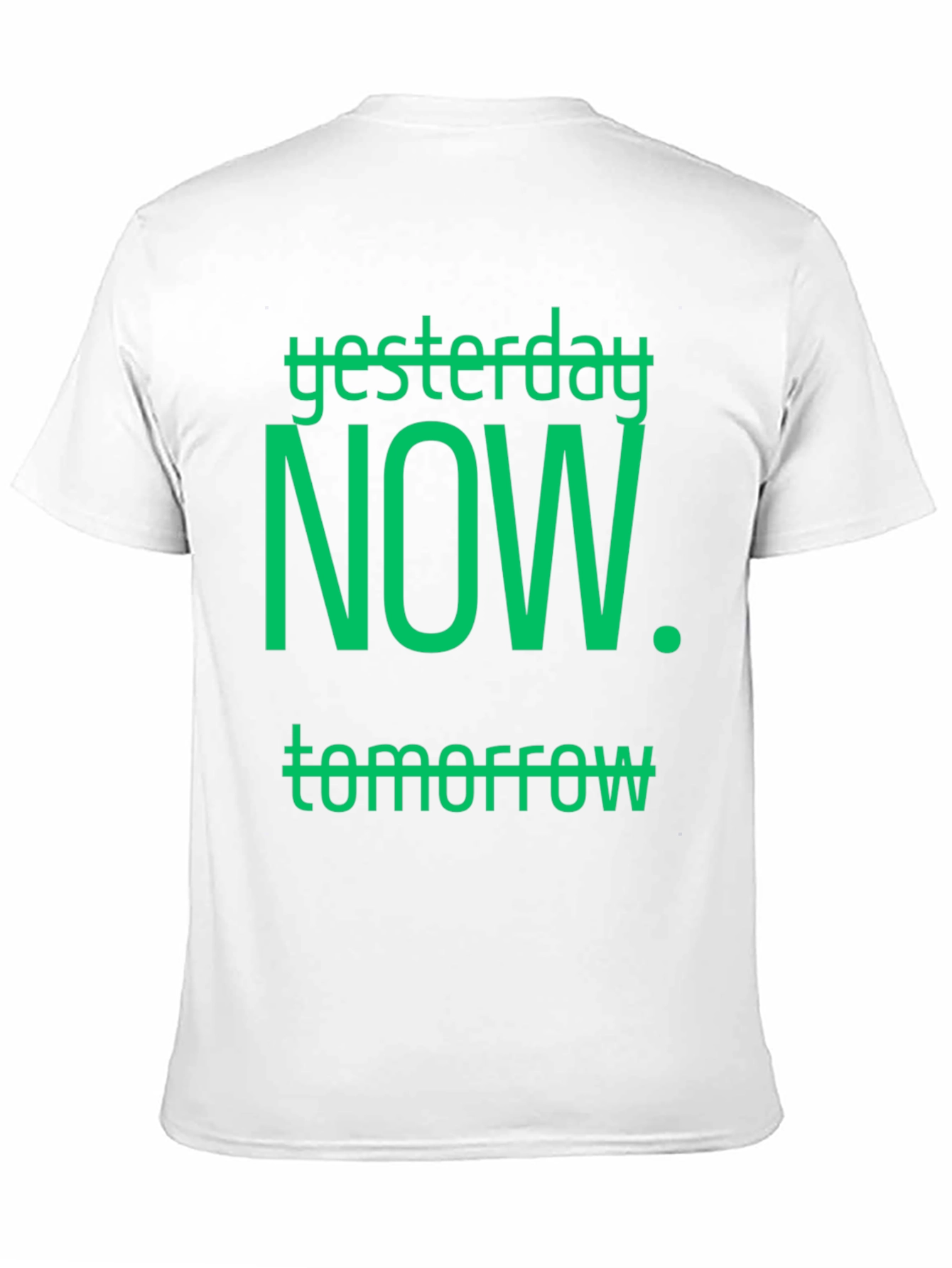 Black Yesterday, Now, Tomorrow Graphic T-Shirt view 11