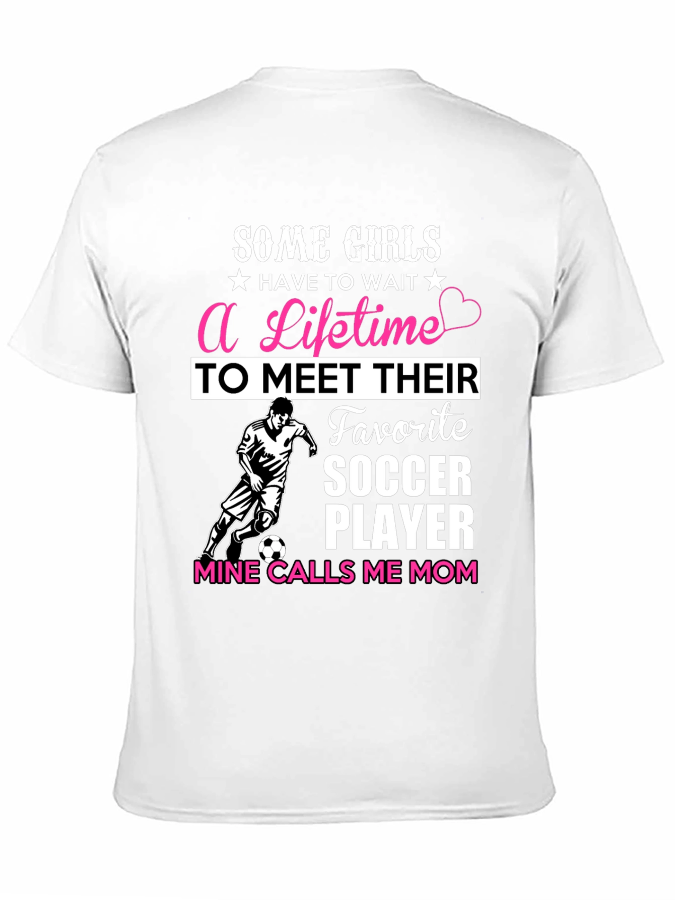 Black Soccer Mom T-Shirt - Favorite Player view 11