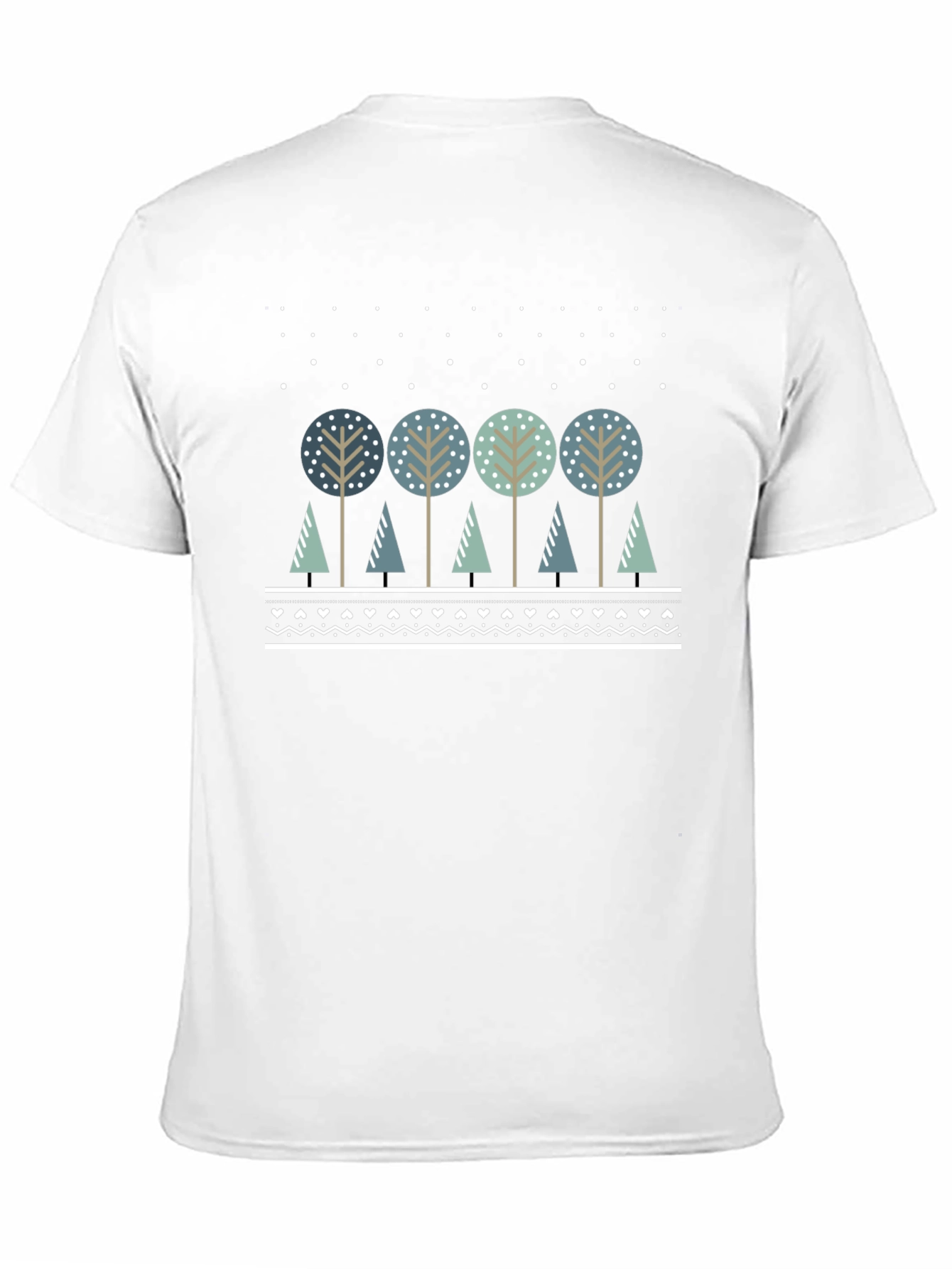 Black Winter Trees Graphic Tee view 11