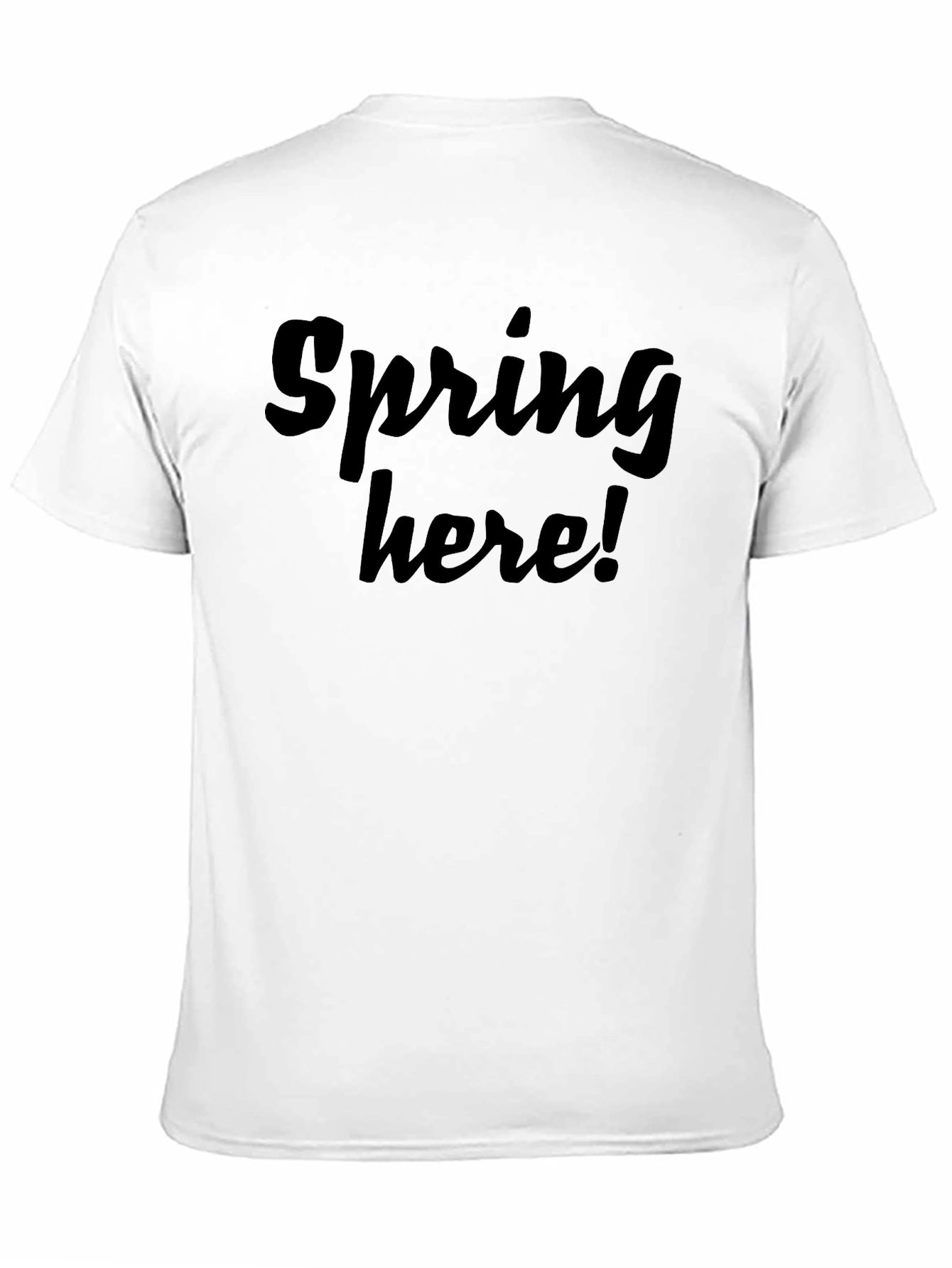 Black Spring Here! Graphic T-Shirt - Soft Cotton Blend view 11