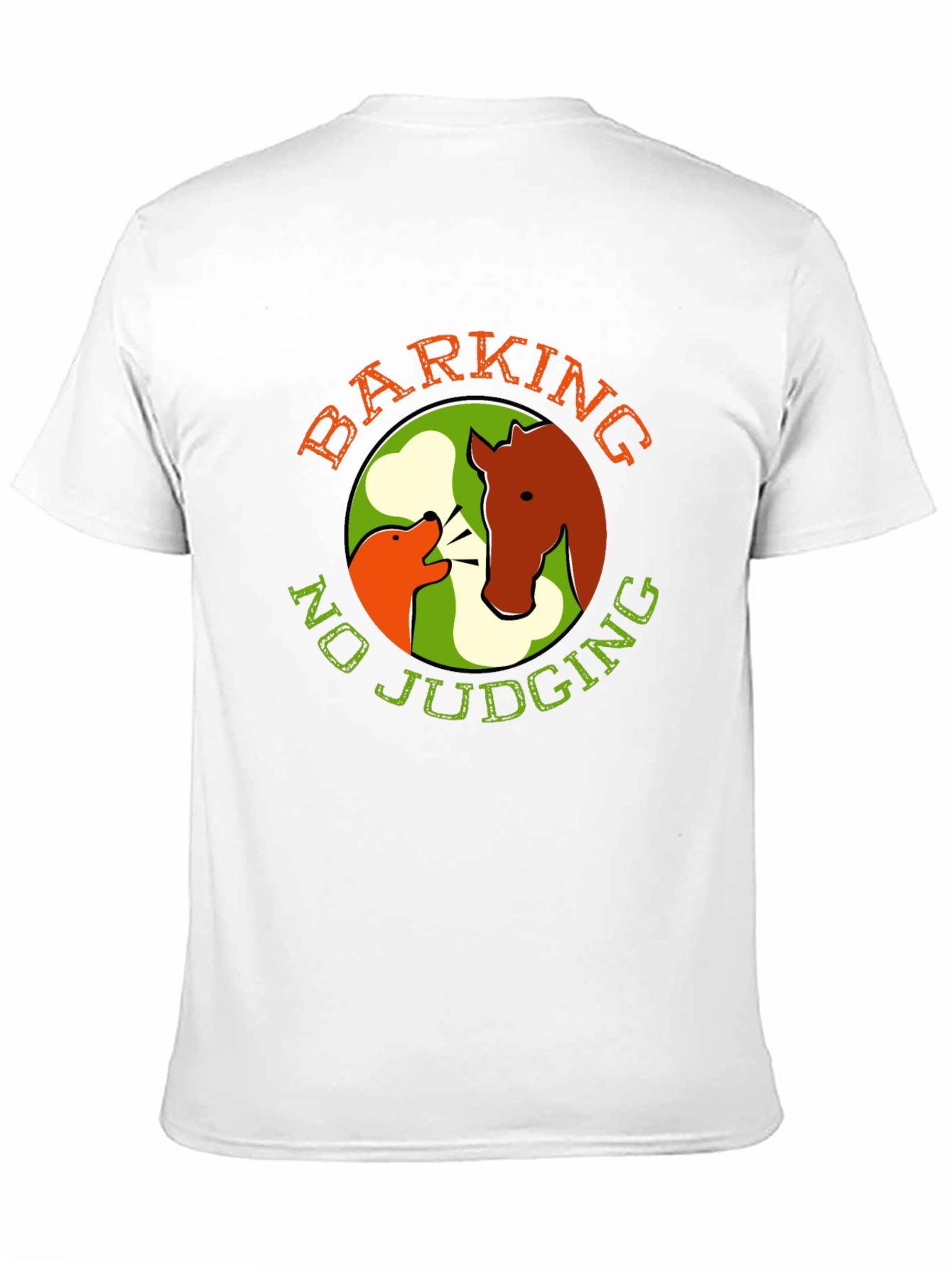 Black Barking No Judging Graphic Tee view 11