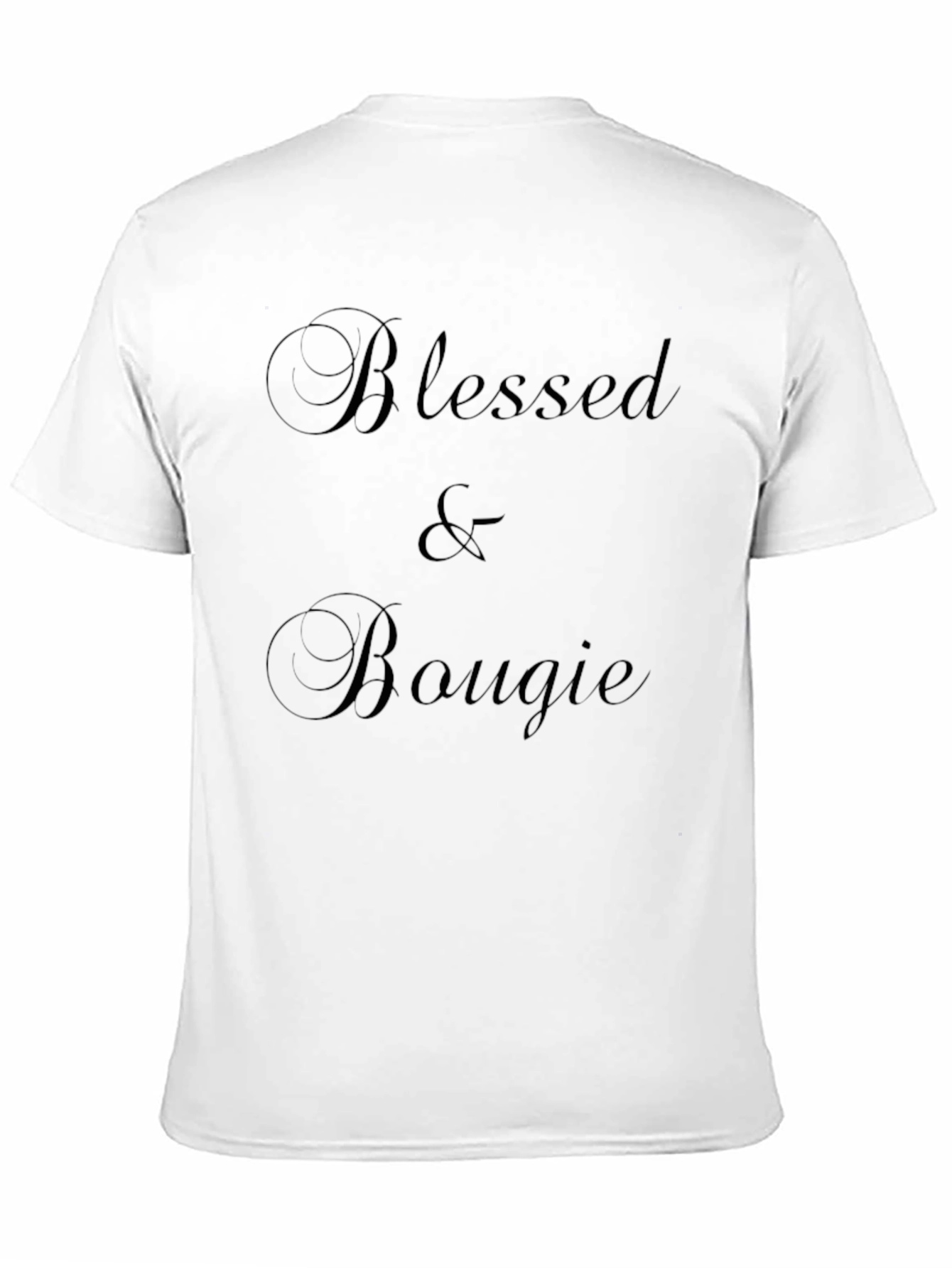 Black Blessed & Bougie Black T-Shirt view 11