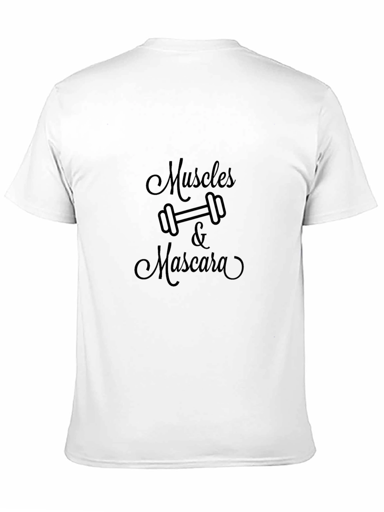 Black Muscles & Mascara Graphic T-Shirt - Black view 11