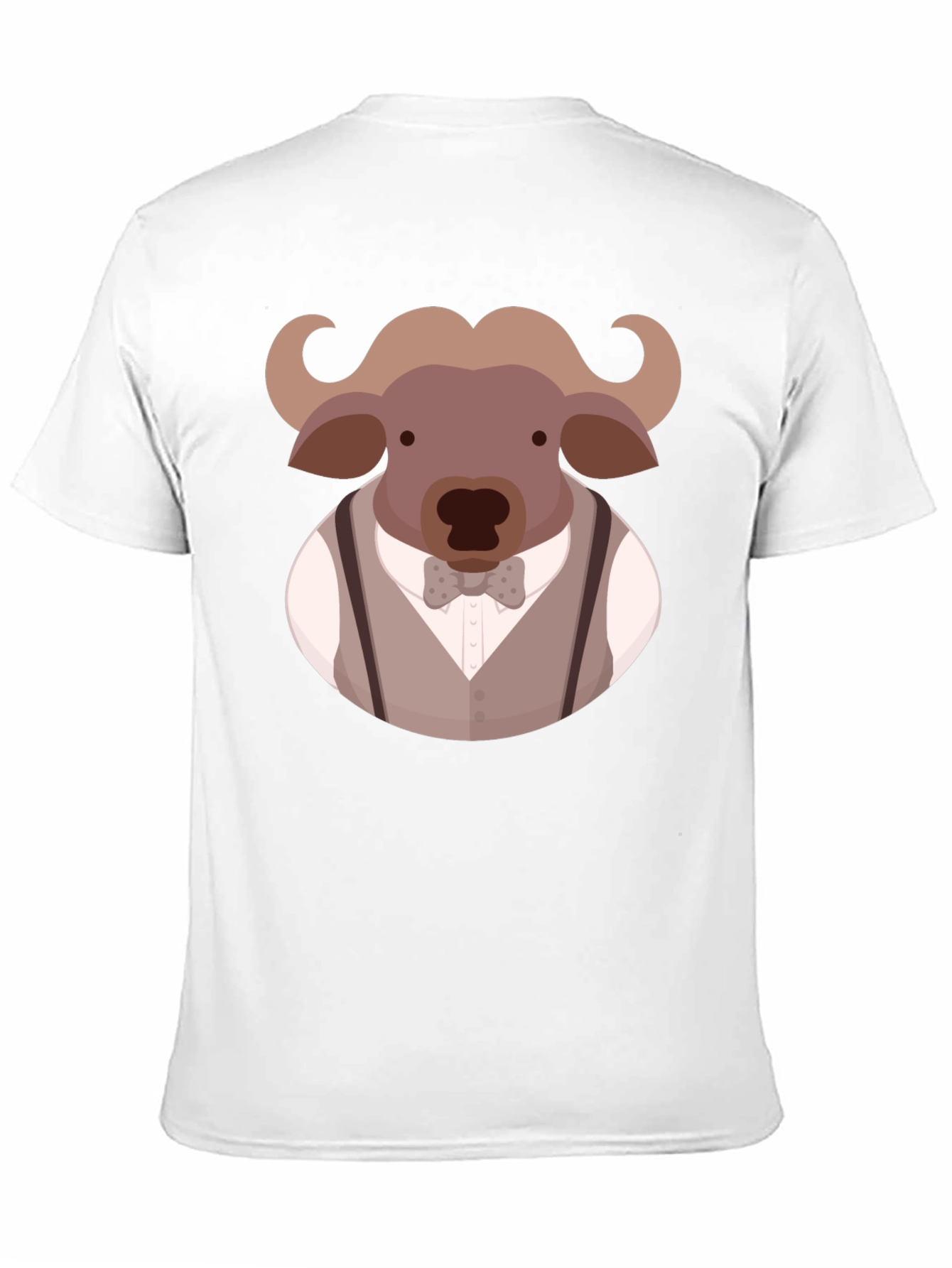 Black Buffalo Gentleman Graphic Tee - Black Cotton Blend view 11