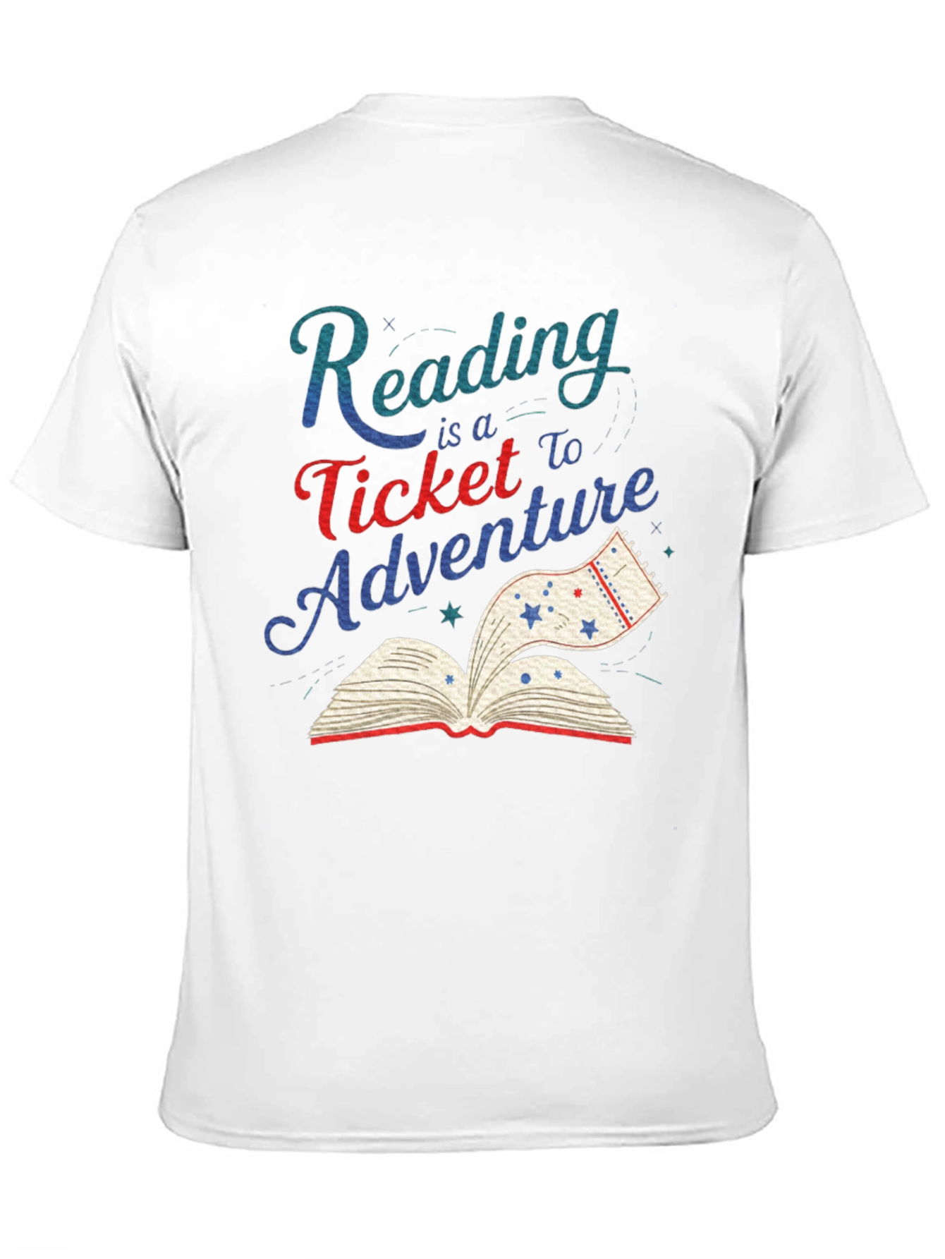 Black Reading Adventure Graphic Tee view 11