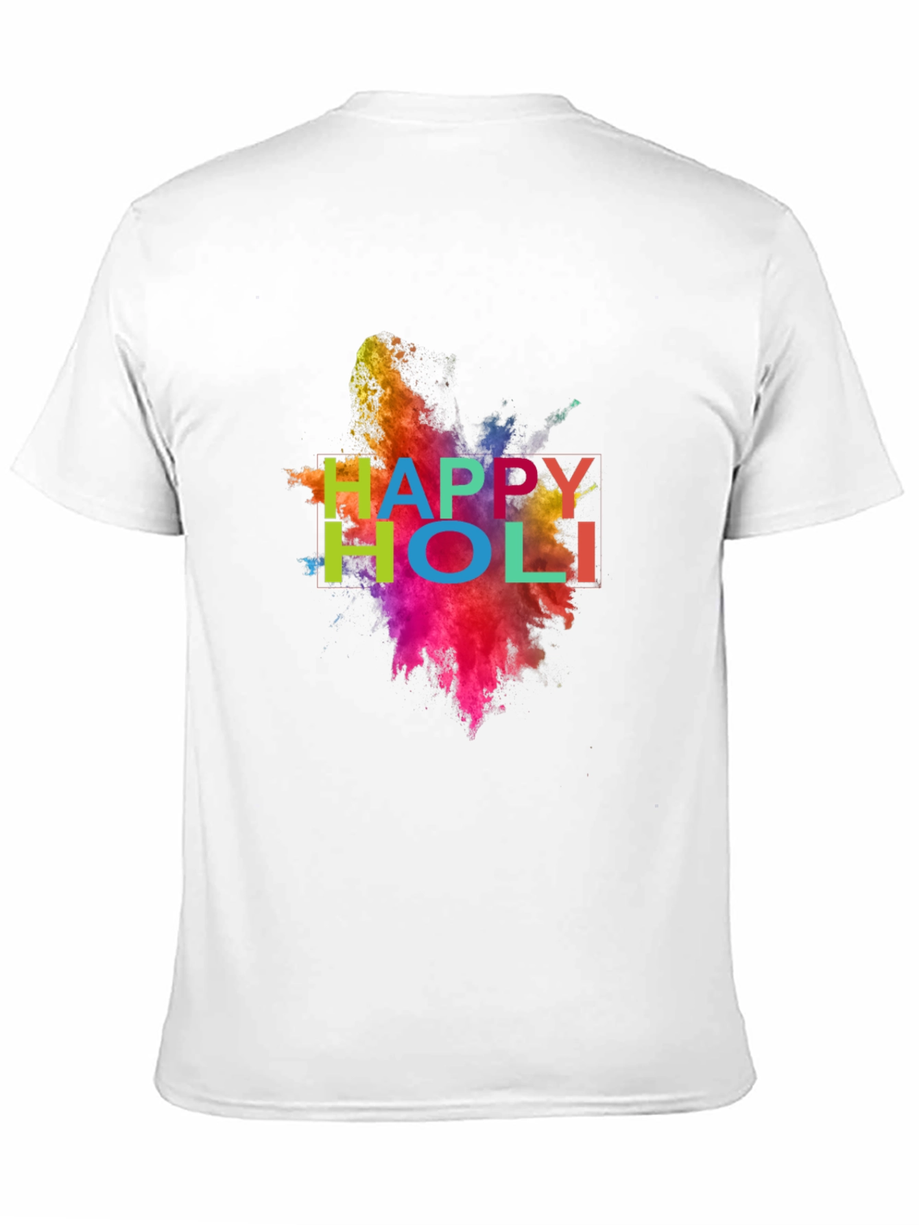 Happy Holi T-Shirt - Colorful Festive Wear - 11