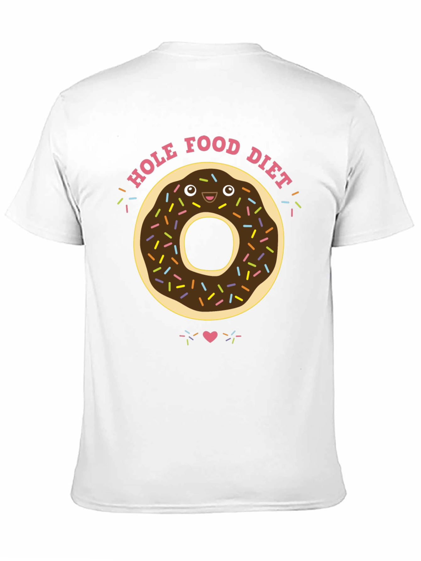 Black Hole Food Diet Donut T-Shirt view 11