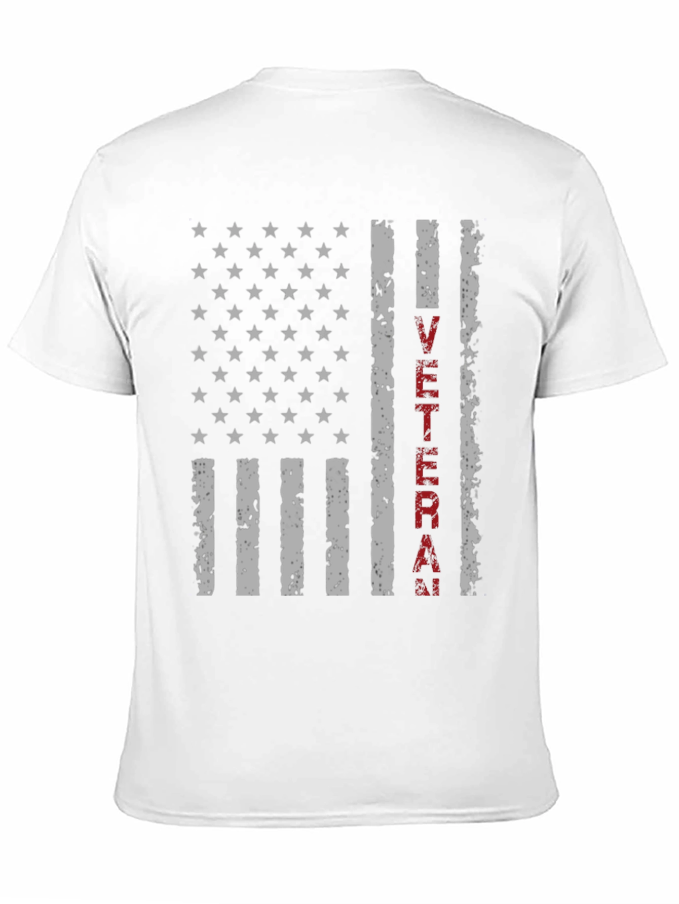 Black Veteran Flag Graphic T-Shirt view 11