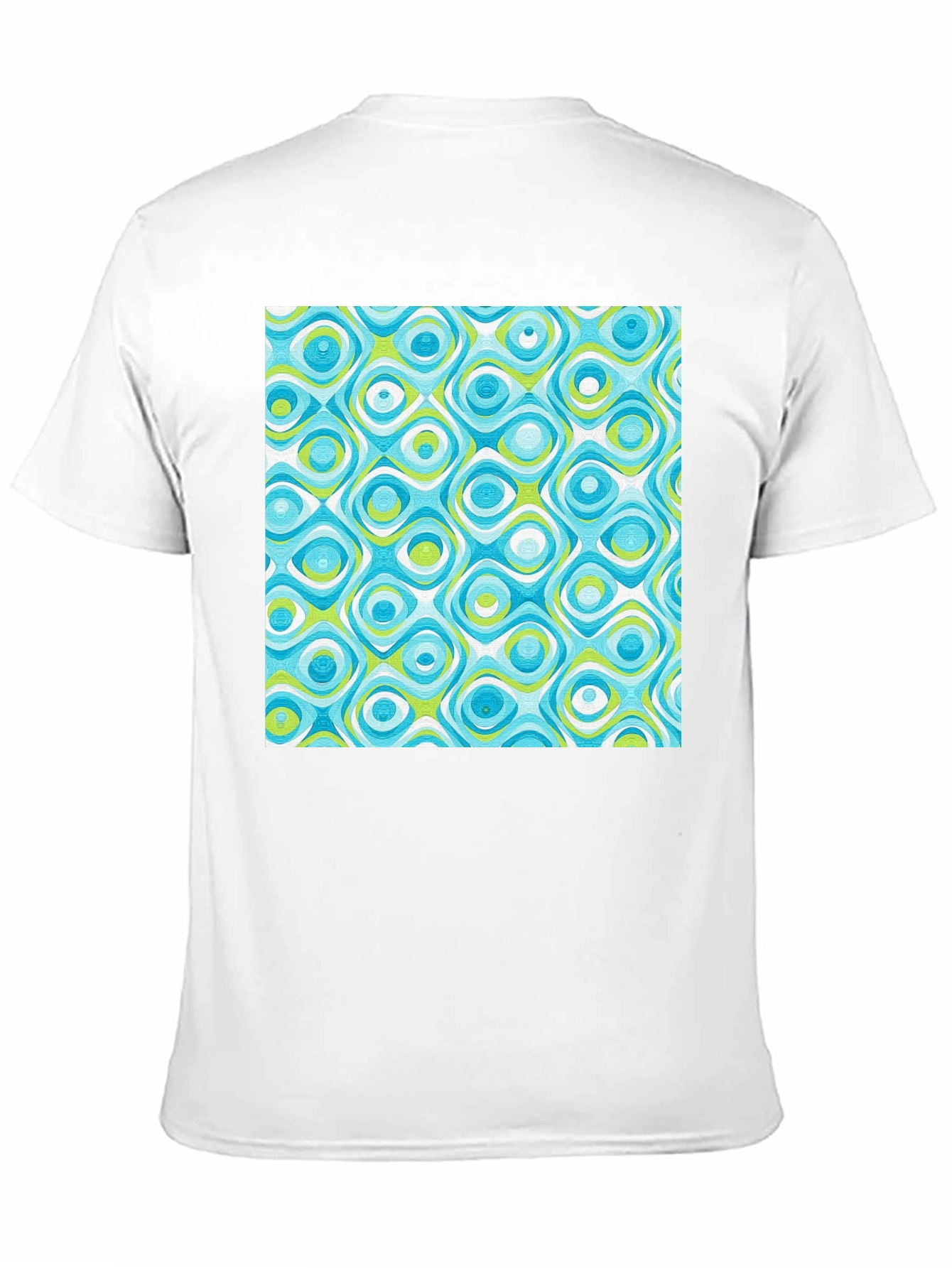 Black Retro Pattern Tee - Cool & Stylish view 11