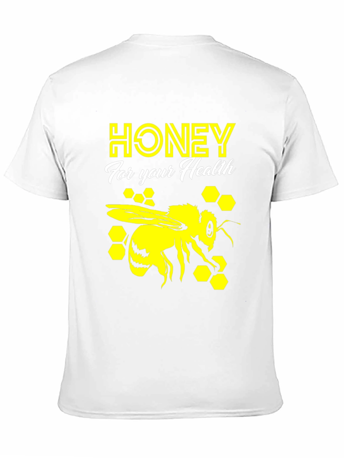 Black Honey Bee Health T-Shirt - Graphic Print Tee view 11