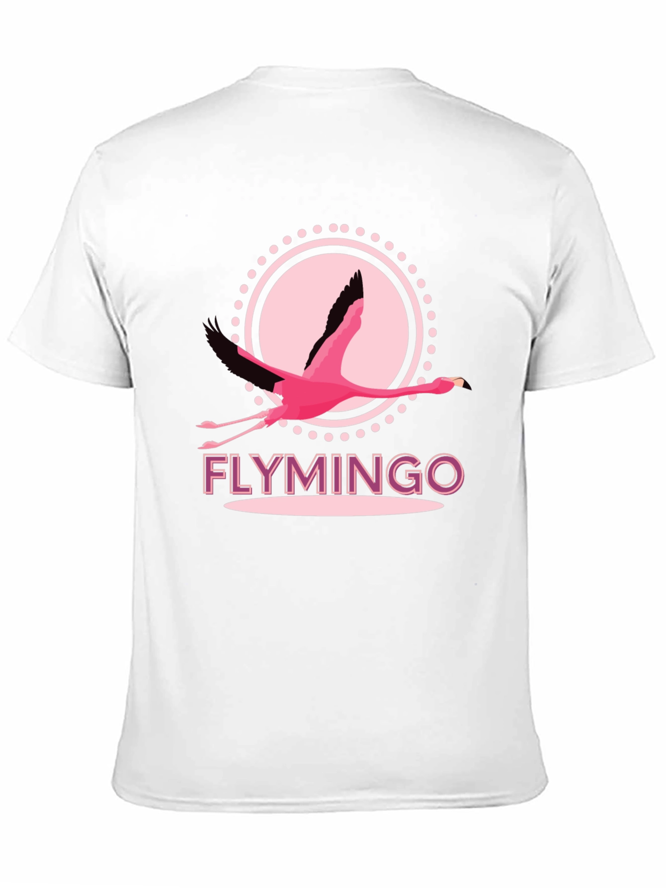 Black Flymingo T-Shirt - Pink Flamingo Graphic Tee view 11