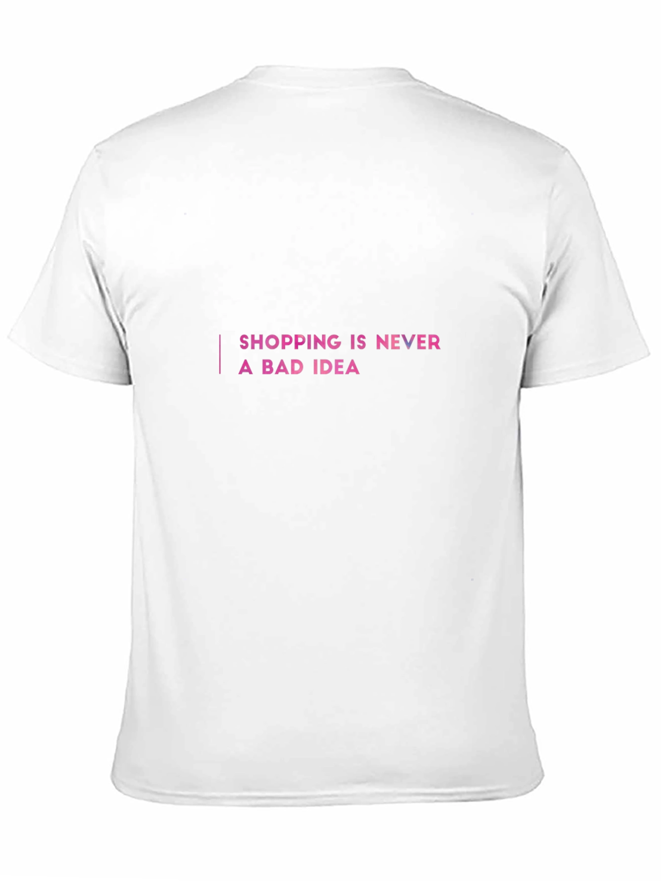 Black Shopping Is Never A Bad Idea Black T-Shirt view 11