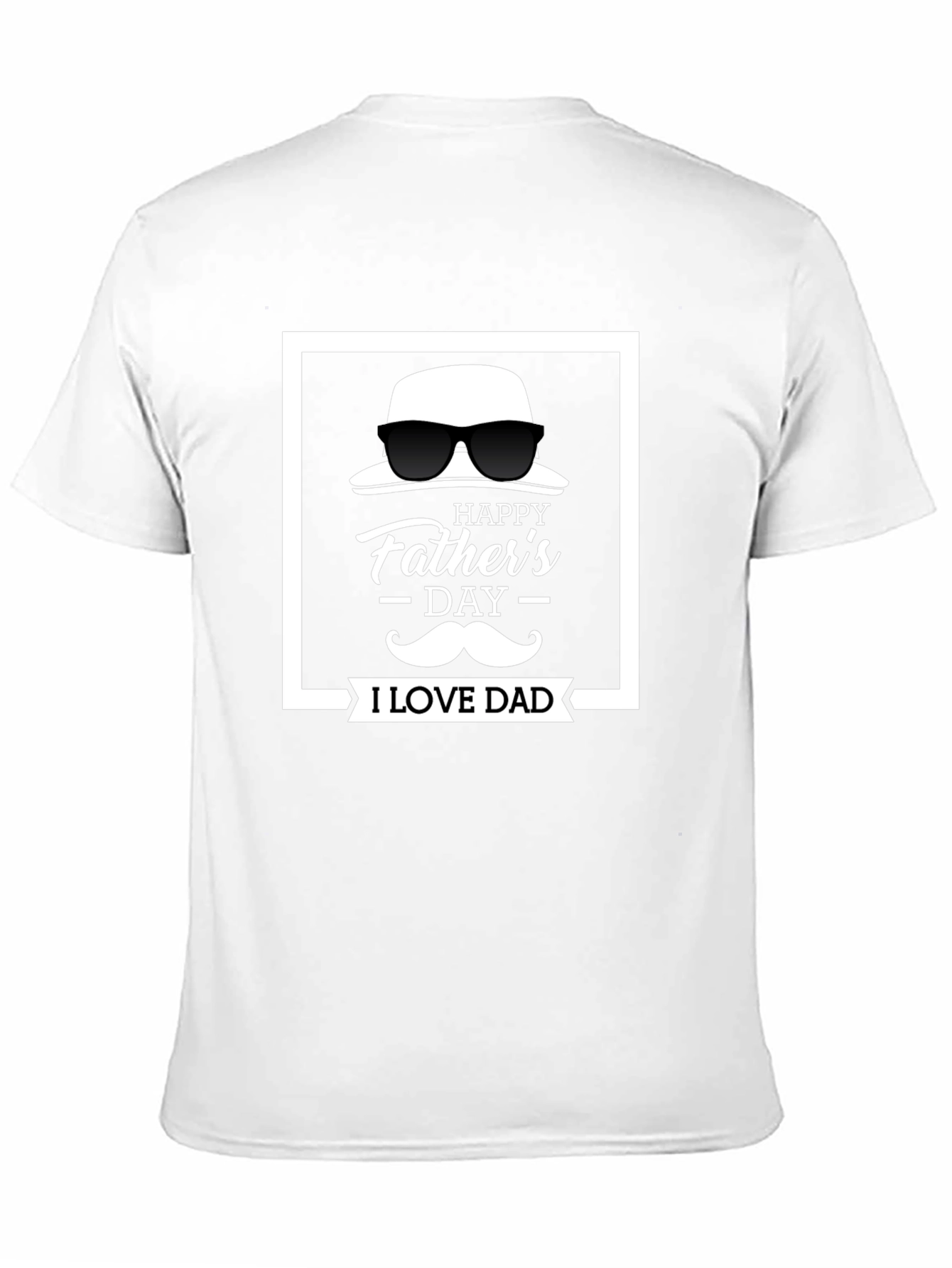 Black I Love Dad - Father's Day Graphic Tee view 11