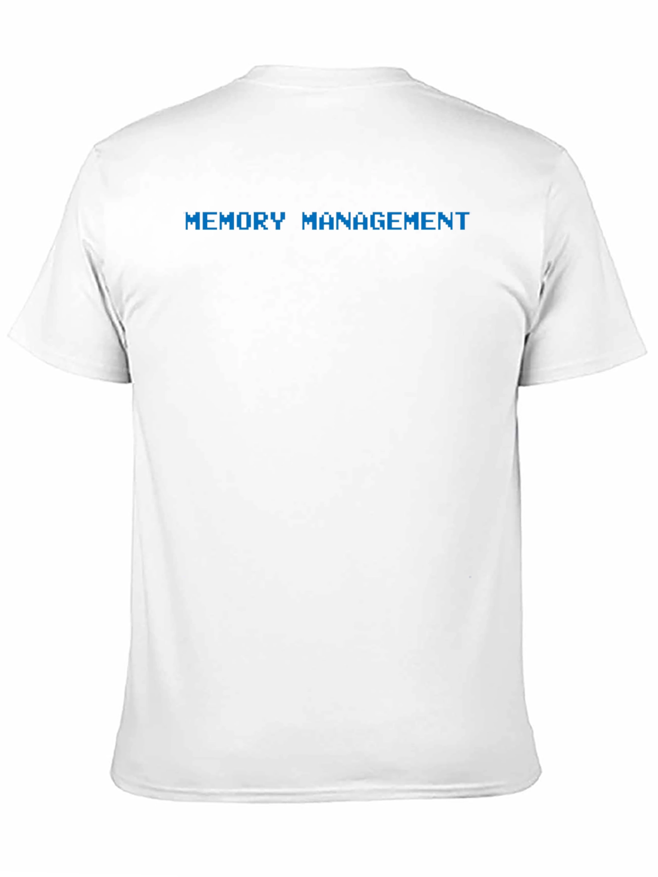 Black Memory Management Graphic Tee - Black Cotton Blend T-Shirt view 11