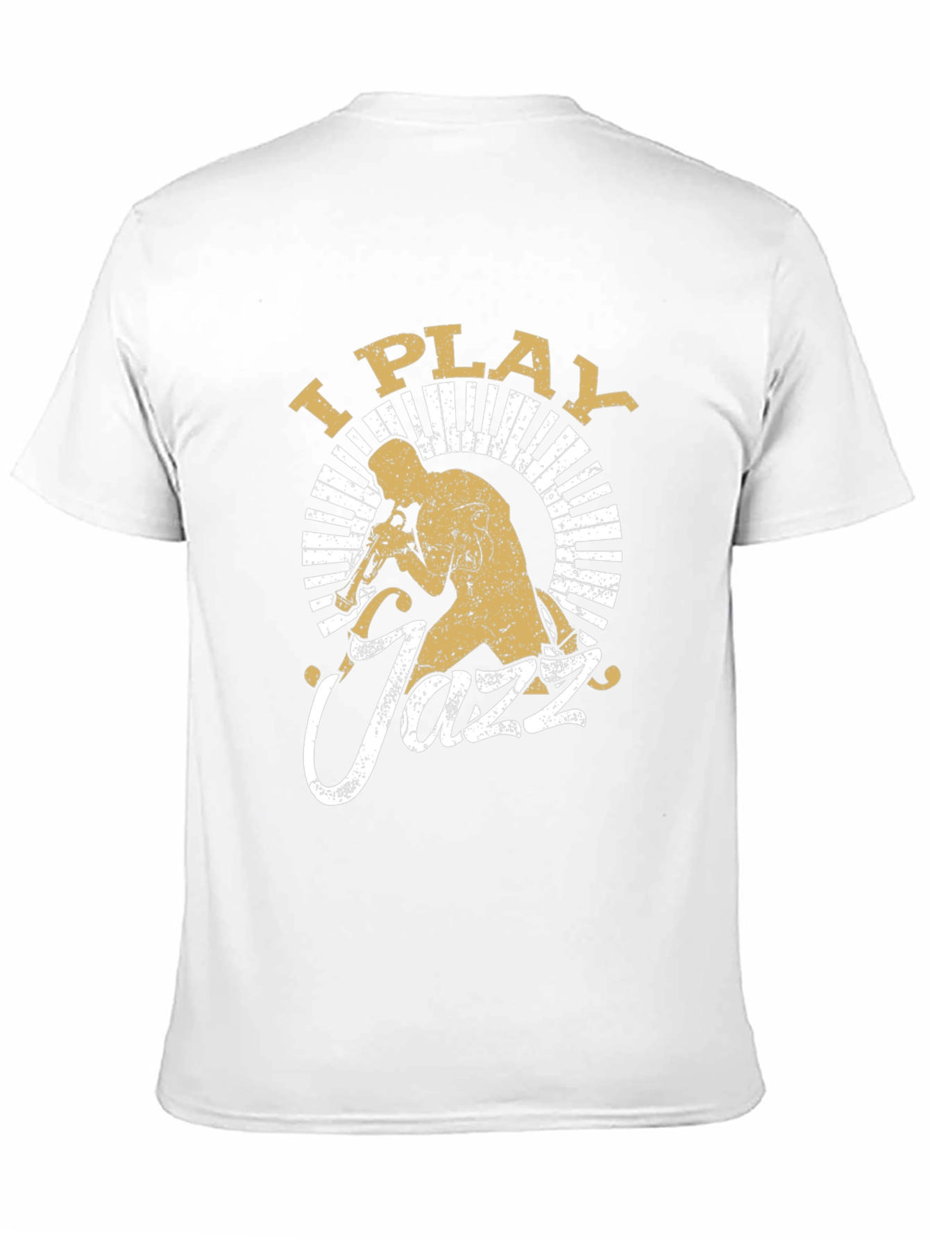 Black I Play Jazz Graphic T-Shirt view 11