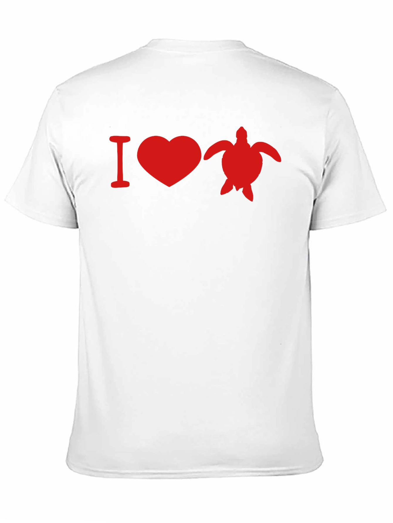 Black I Love Turtles Black T-Shirt view 11