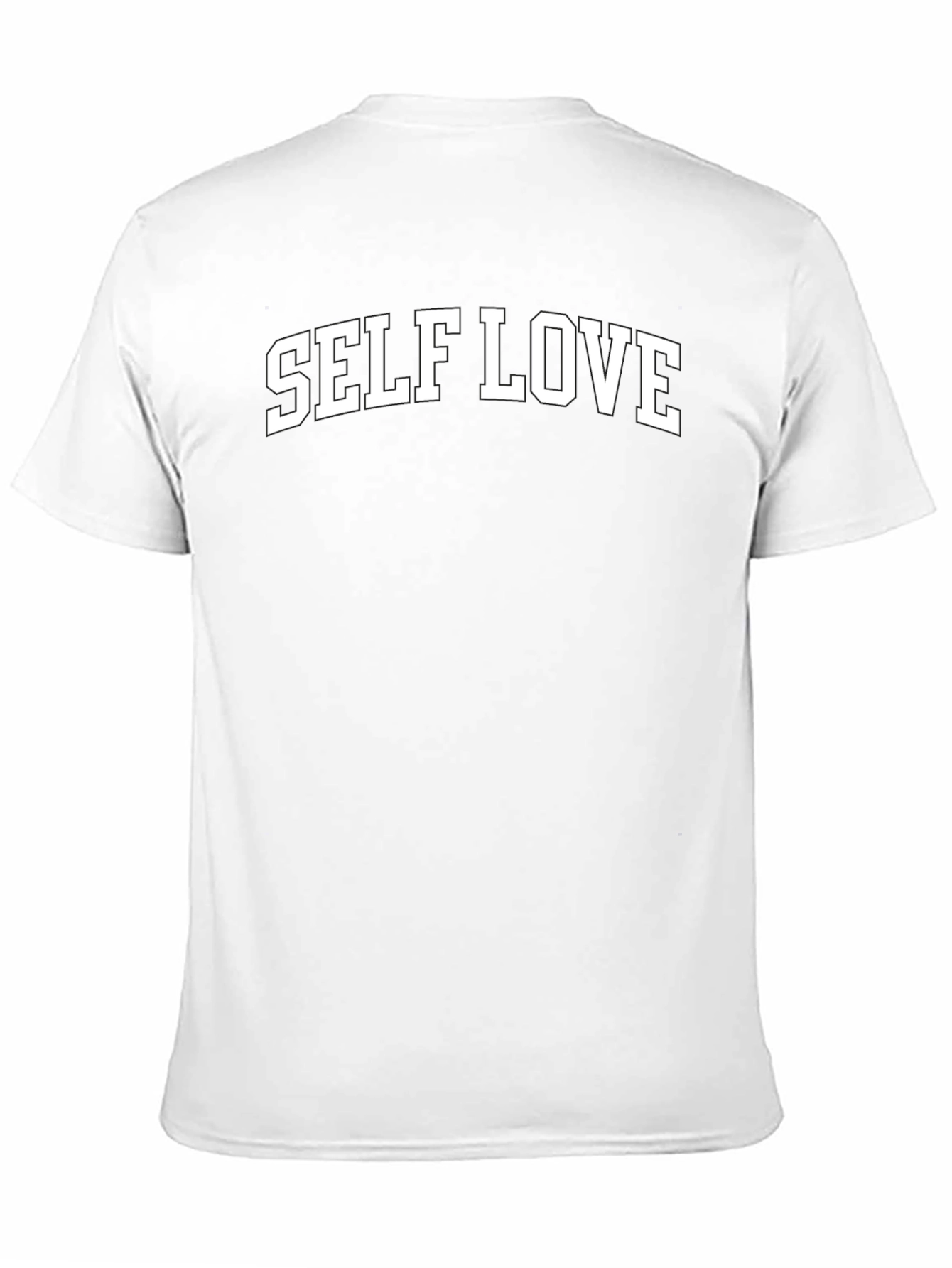Black Self Love Black Graphic T-Shirt view 11