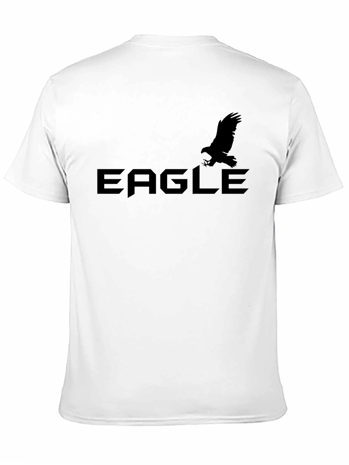 Eagle Graphic Black T-Shirt for Men - 11