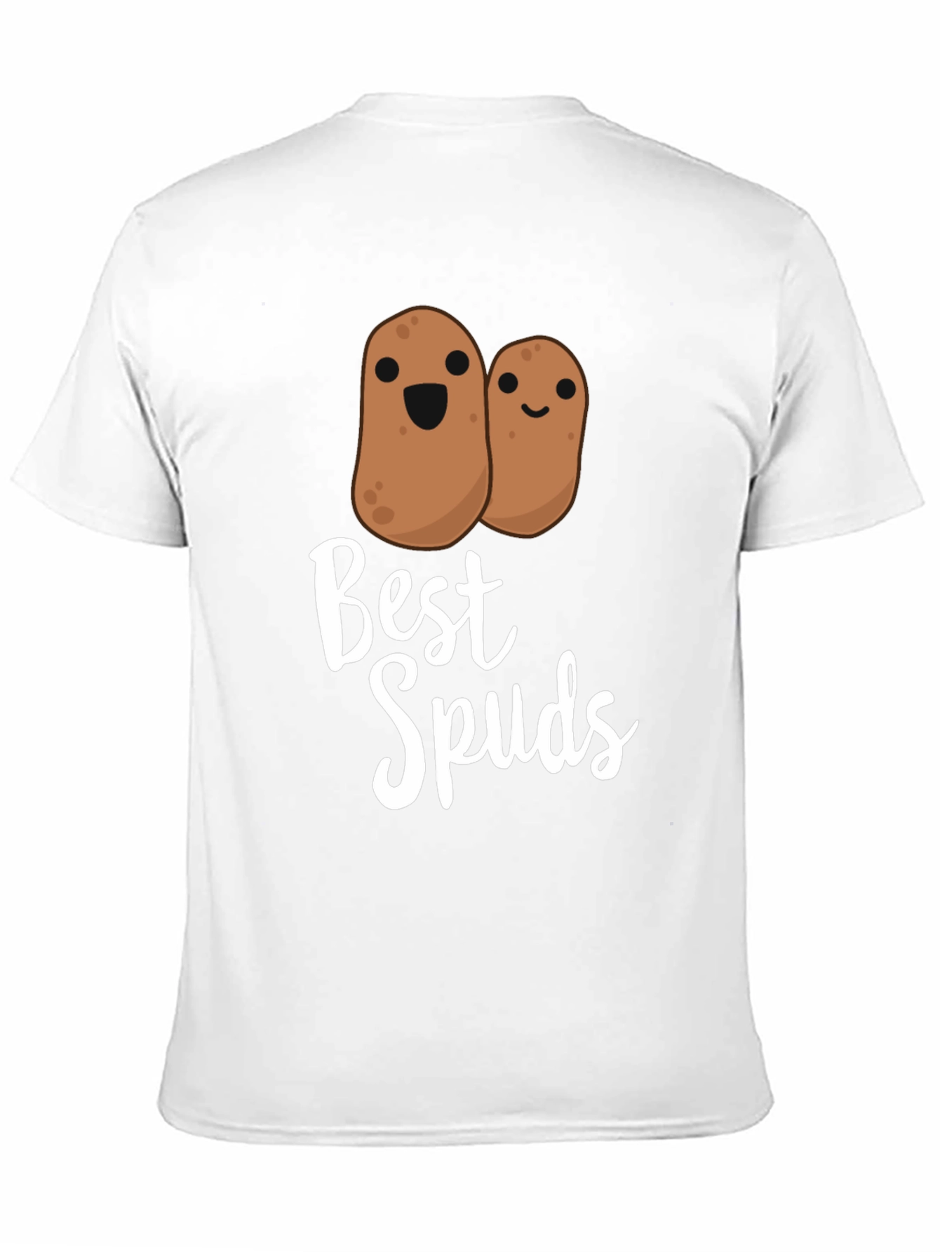 Black Best Spuds T-Shirt - Funny Potato Graphic Tee view 11