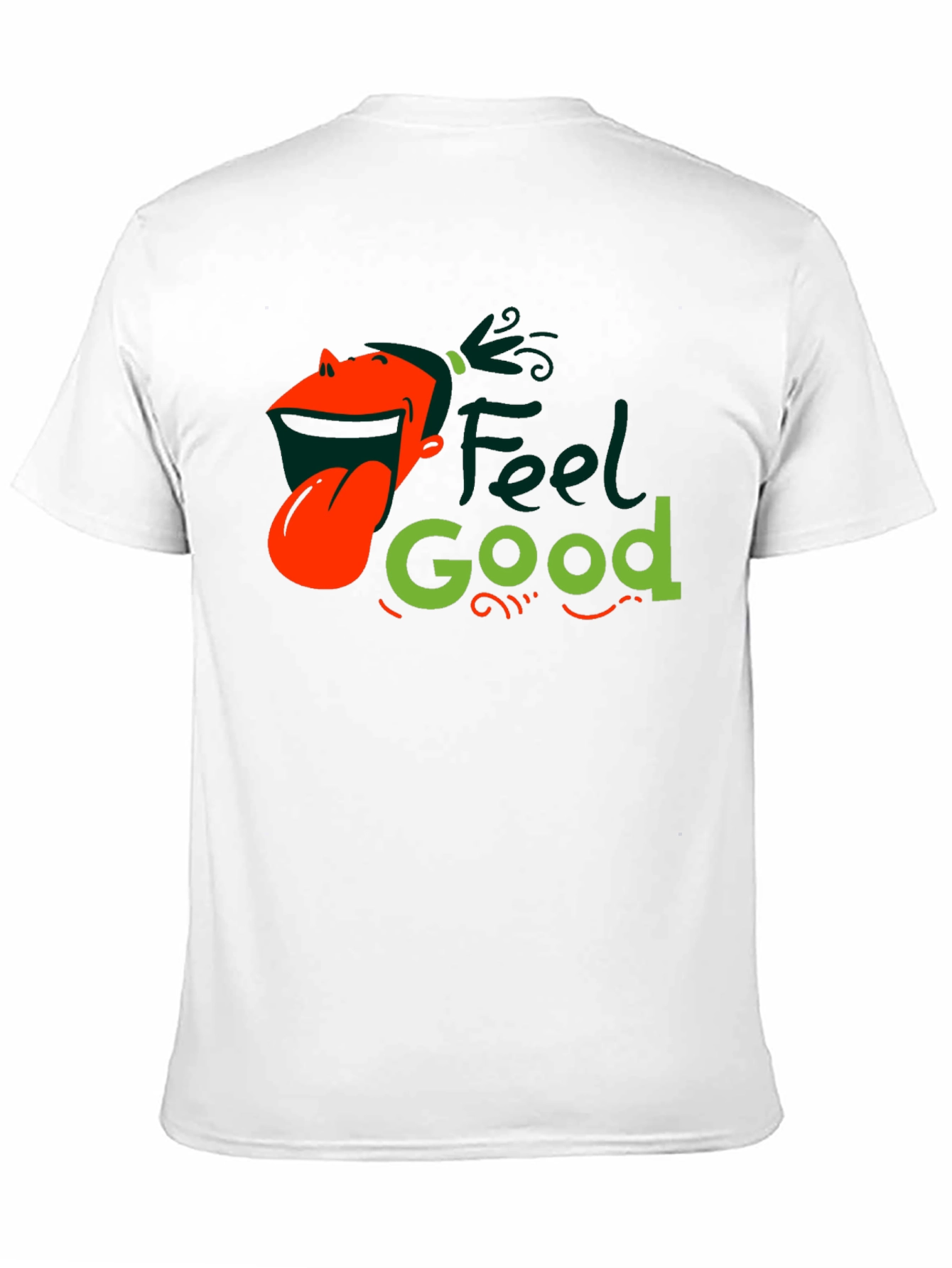 Black Feel Good Graphic Black T-Shirt view 11
