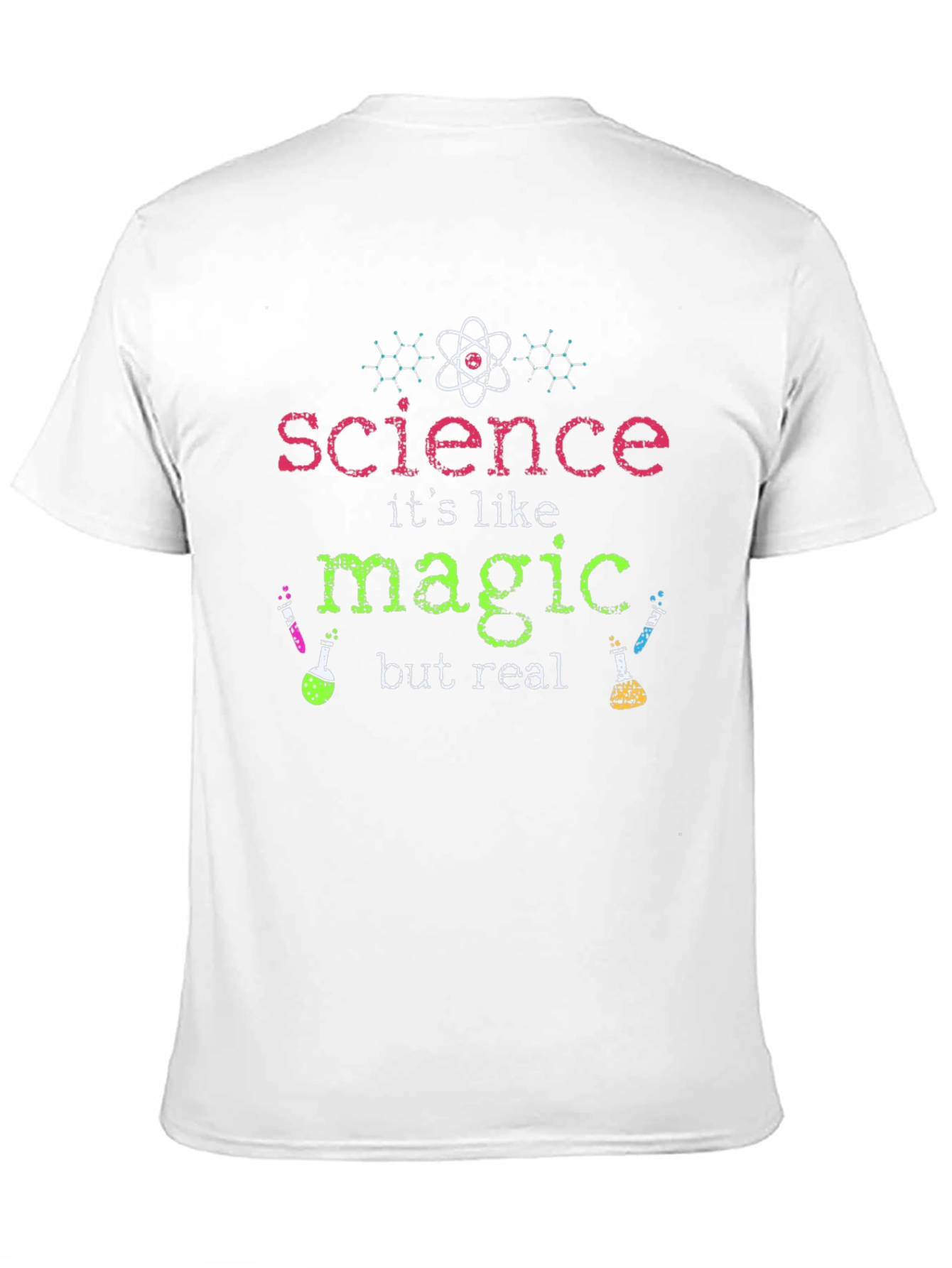 Black Science Magic T-Shirt - Funny Science Tee view 11