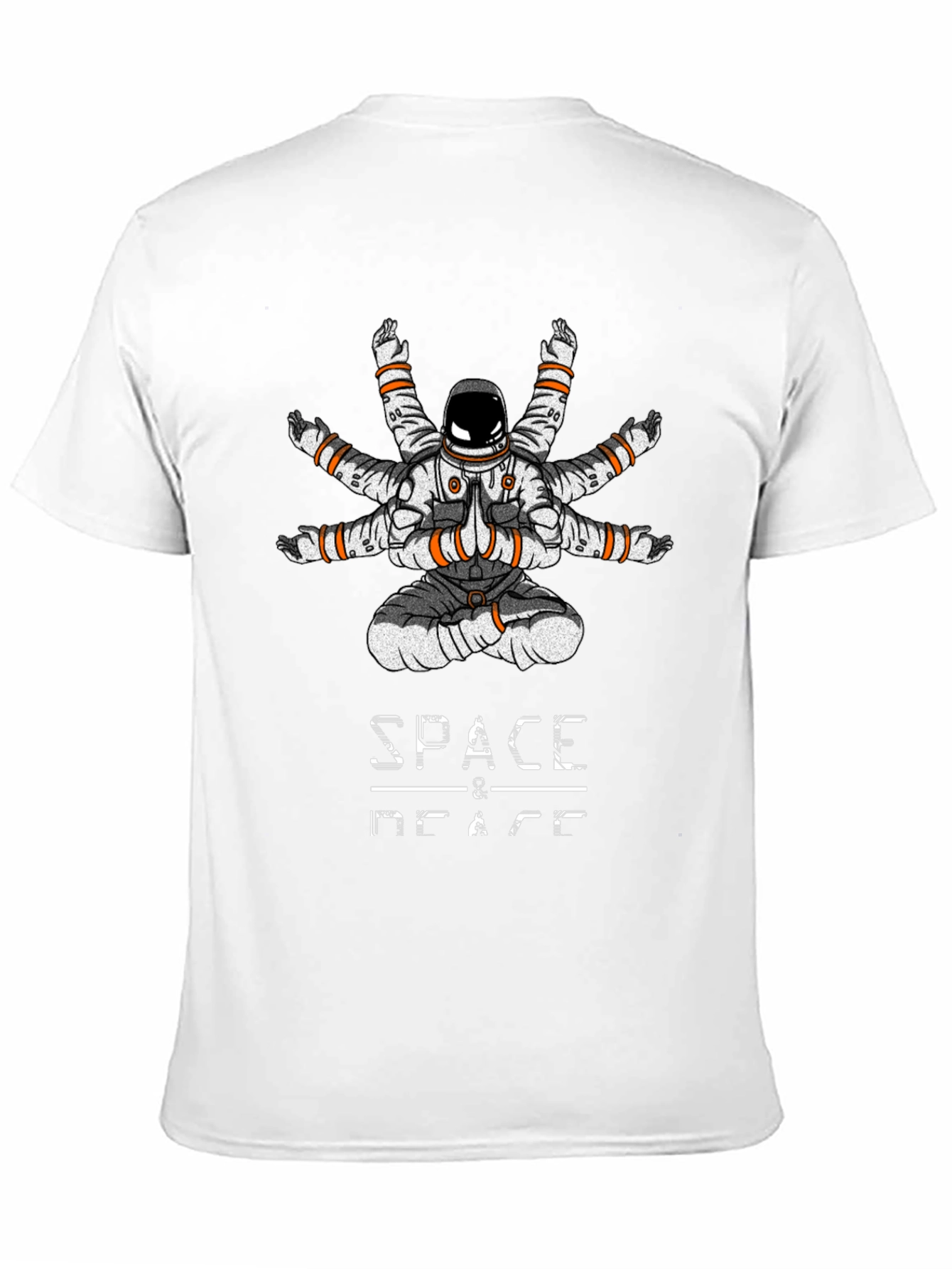 Black Space & Peace Graphic T-Shirt view 11