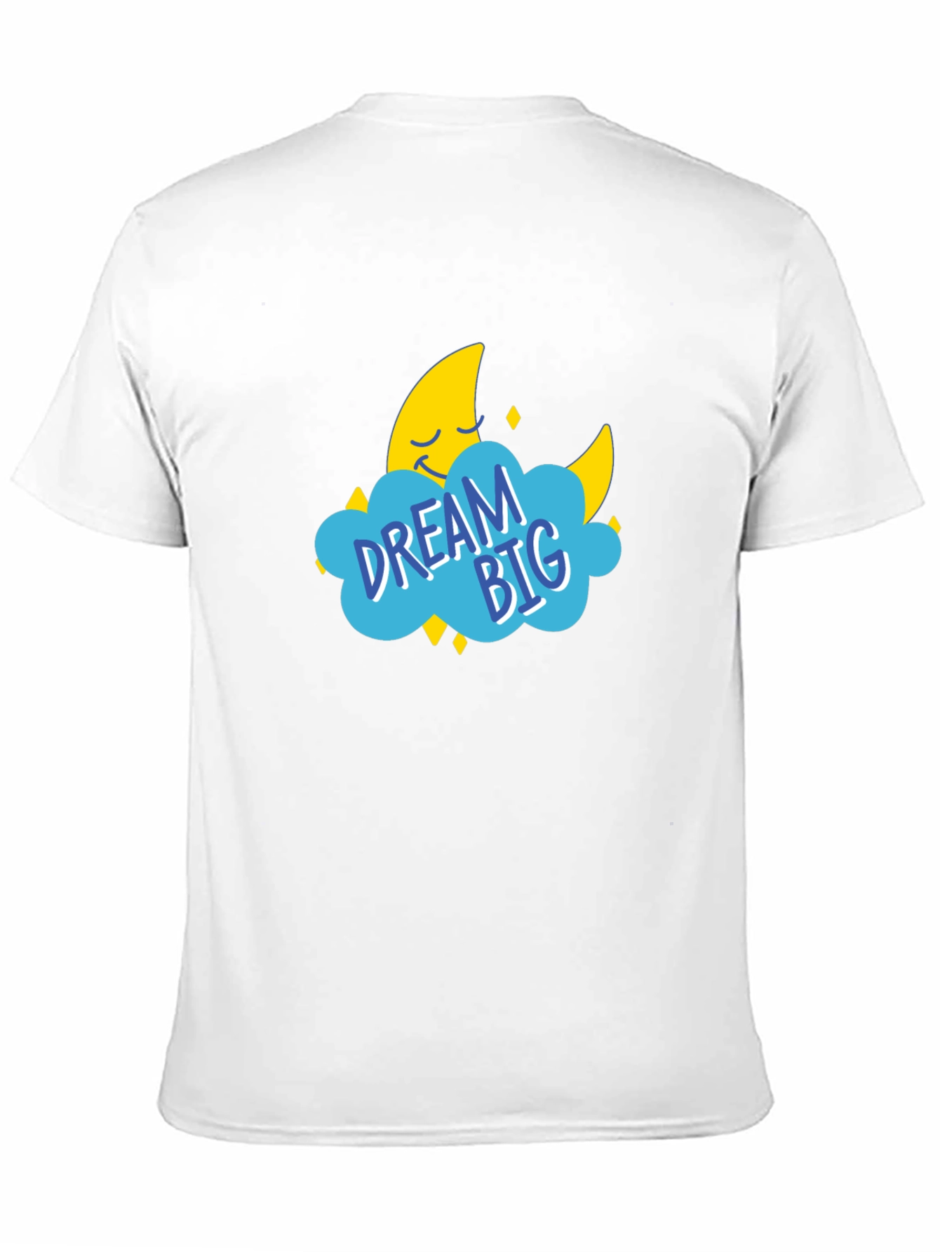 Black Dream Big Graphic Tee - Black Cotton T-Shirt view 11