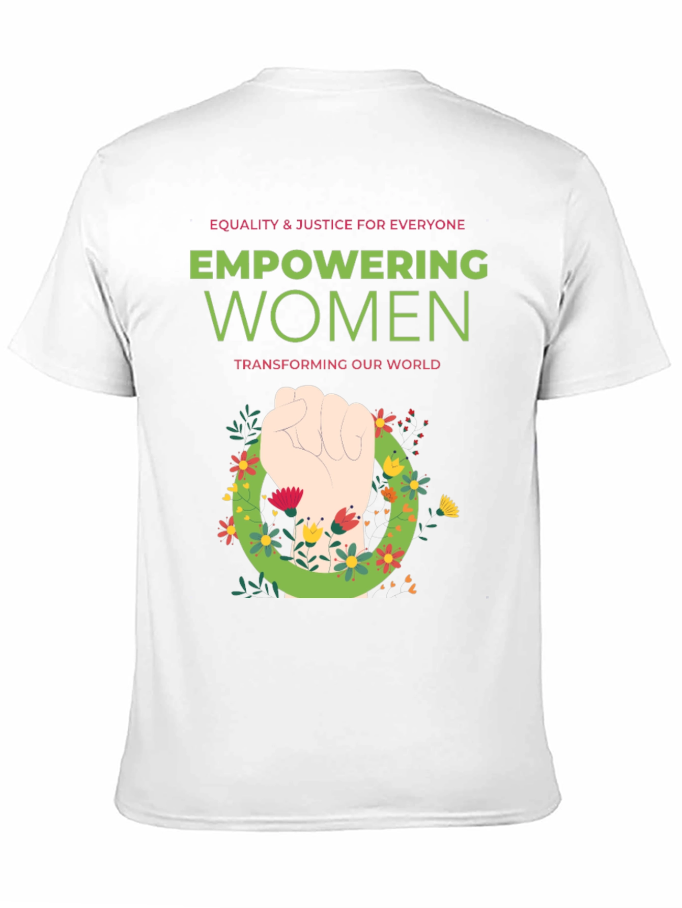 Black Empowering Women T-Shirt - Equality and Justice Tee view 11