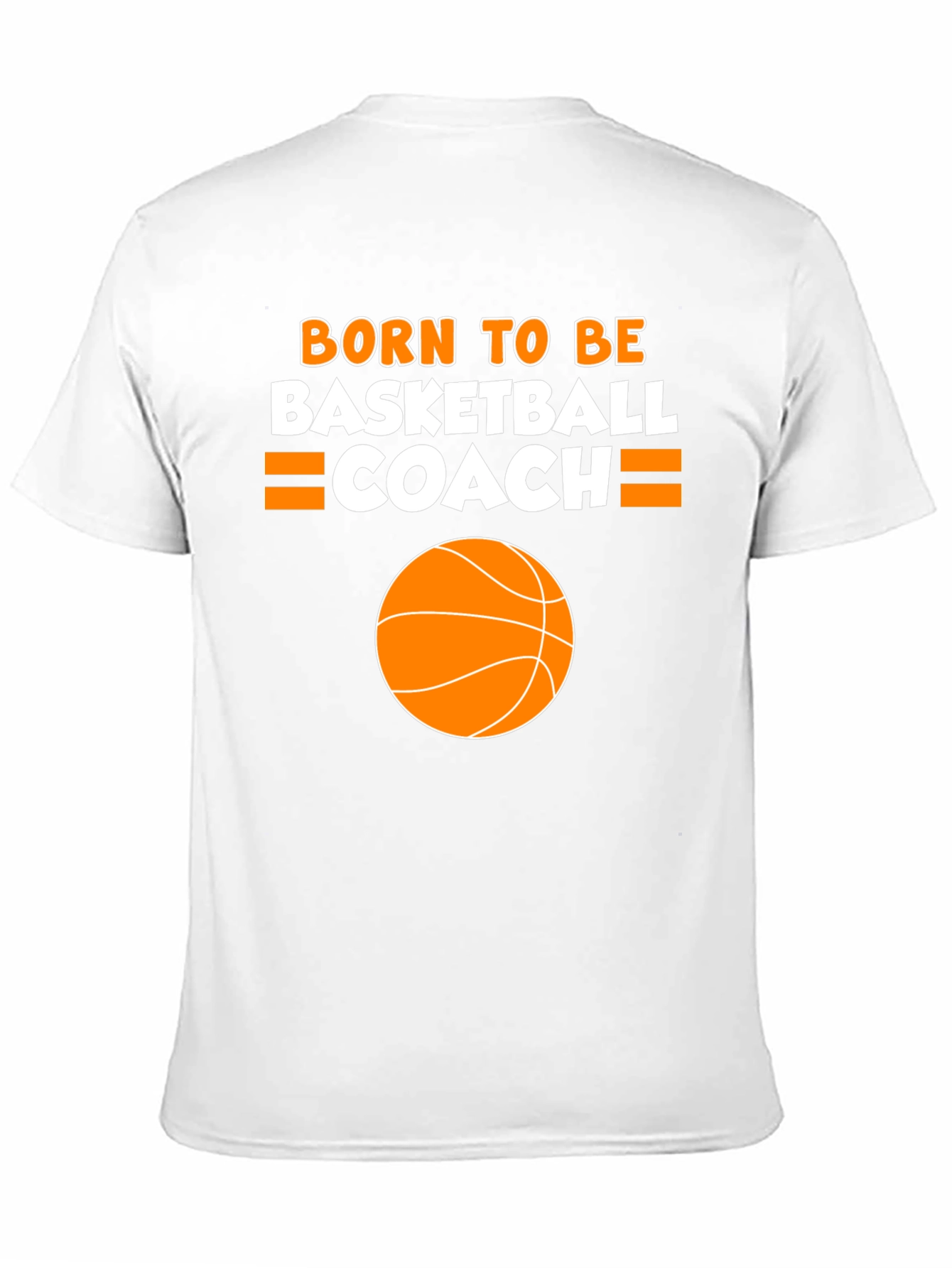 Black Born to be Basketball Coach T-Shirt view 11