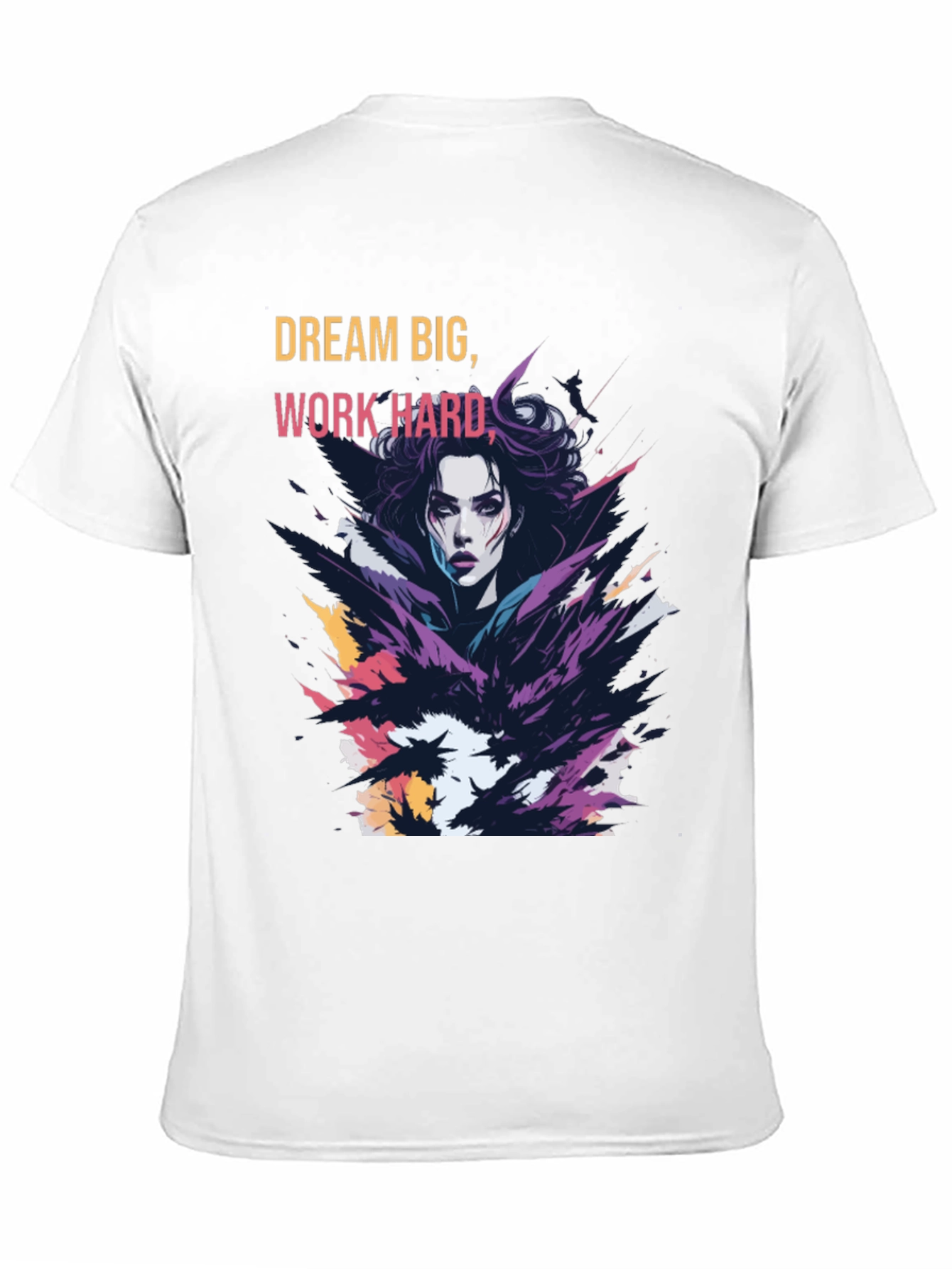 Black Dream Big Graphic Tee - Soft Cotton Blend view 11