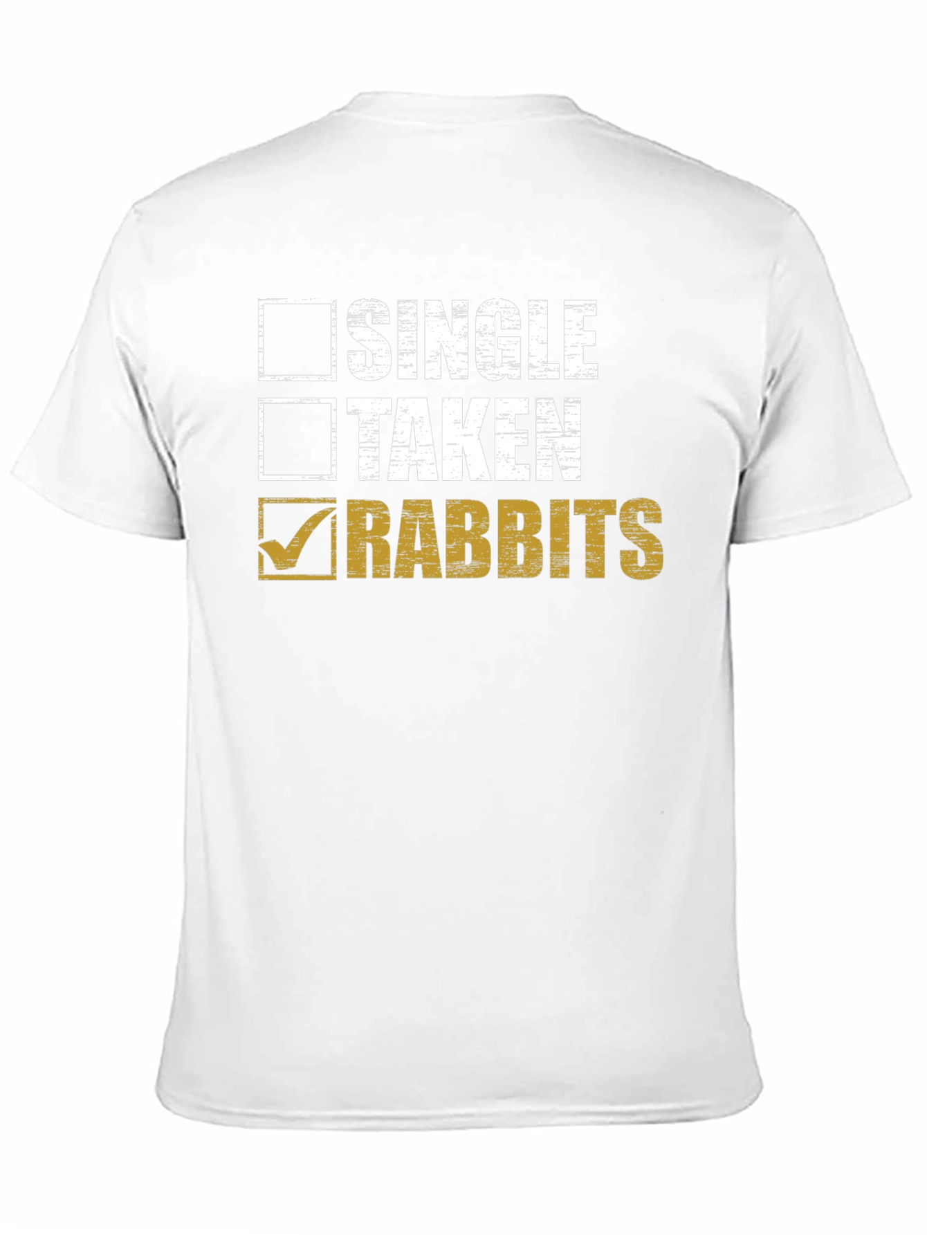 Black Single Taken Rabbits T-Shirt - Funny Animal Lover Tee view 11