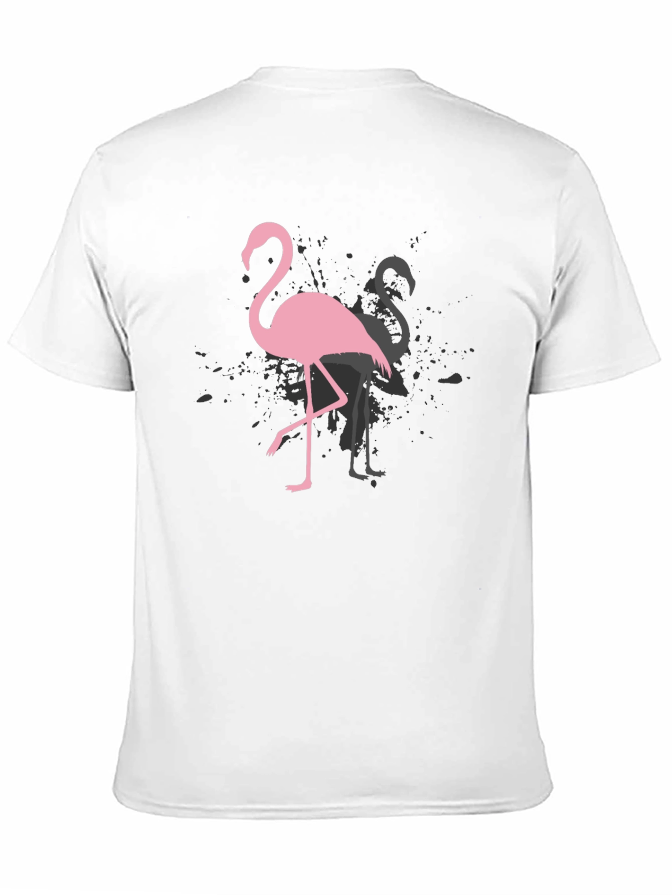Black Flamingo Graphic Tee - Trendy Black T-Shirt view 11