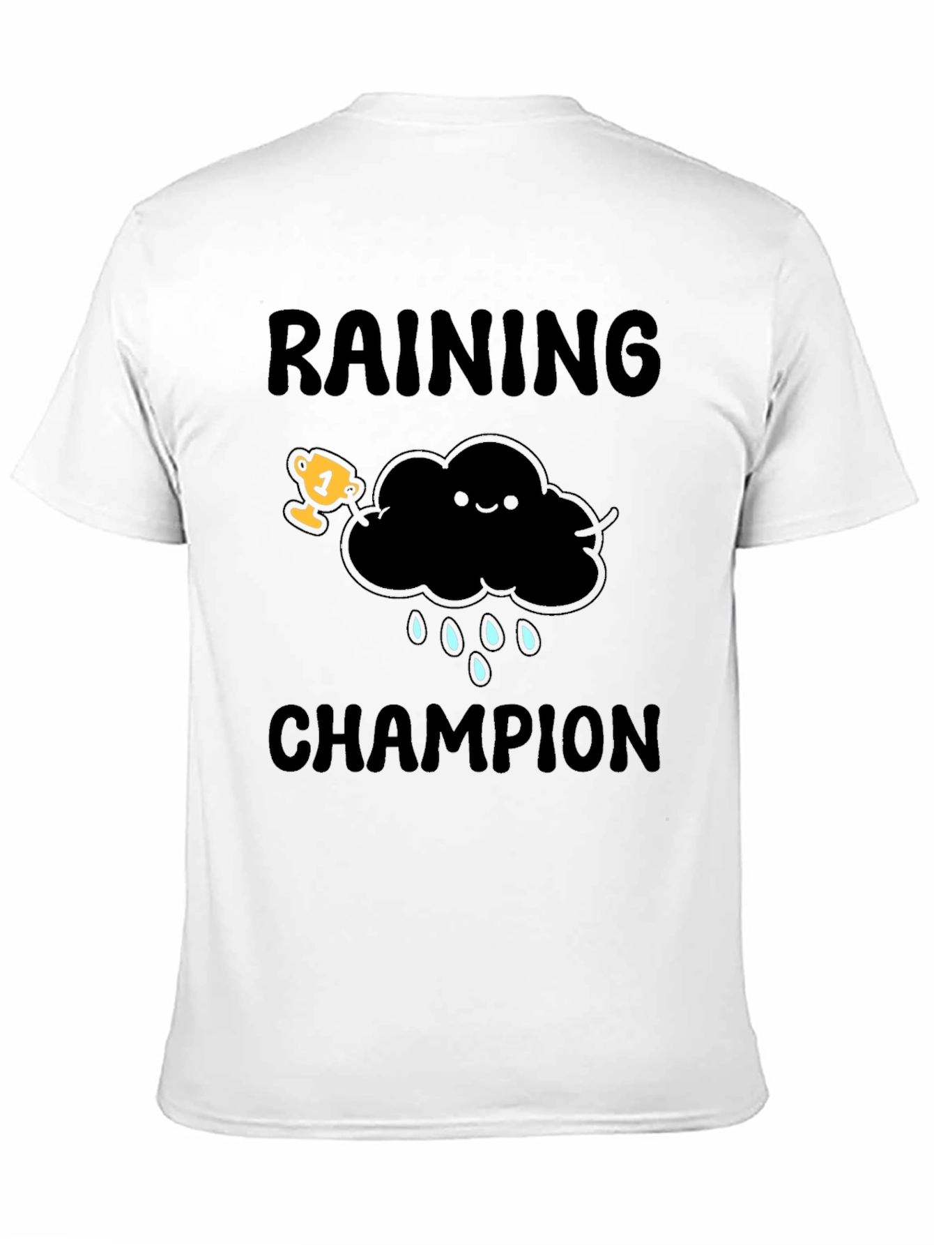 Black Raining Champion Graphic T-Shirt view 11