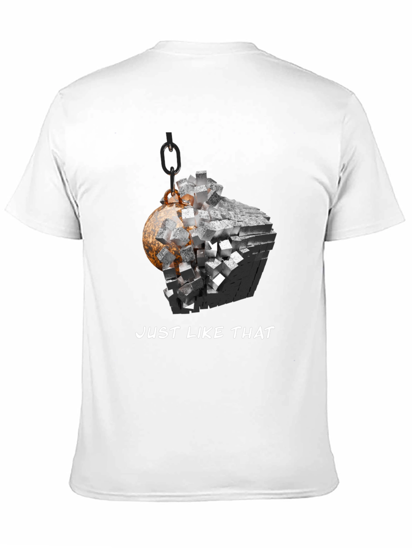 Black Demolition Ball Graphic Tee - Just Like That T-Shirt view 11