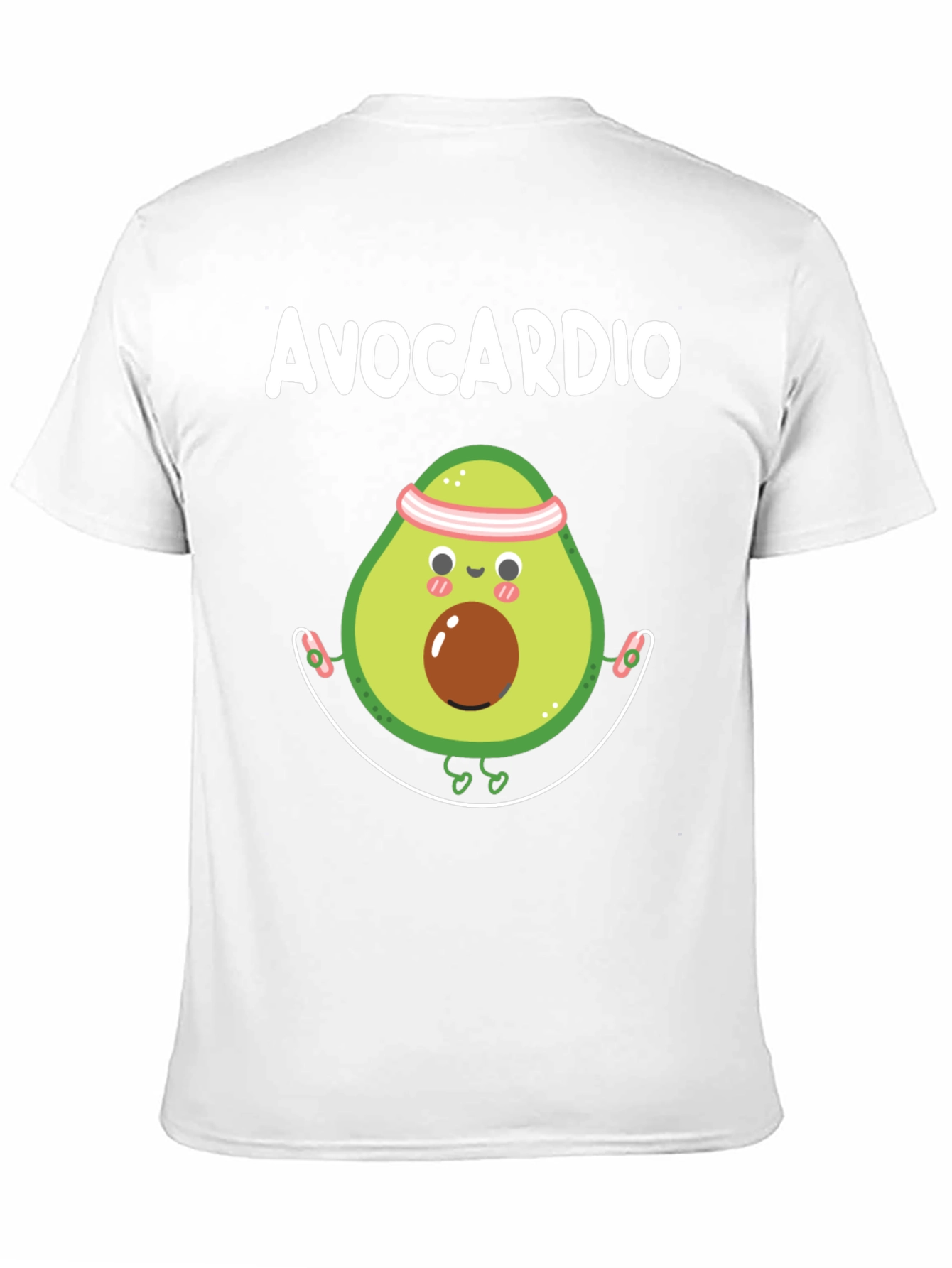 Black Avocardio Graphic Tee - Fitness Humor T-Shirt view 11