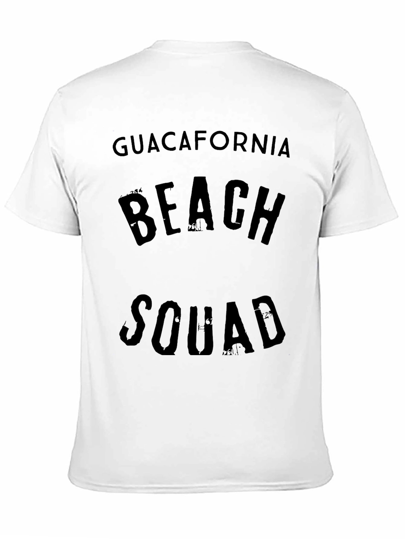 Black Guacafornia Beach Squad Graphic T-Shirt view 11
