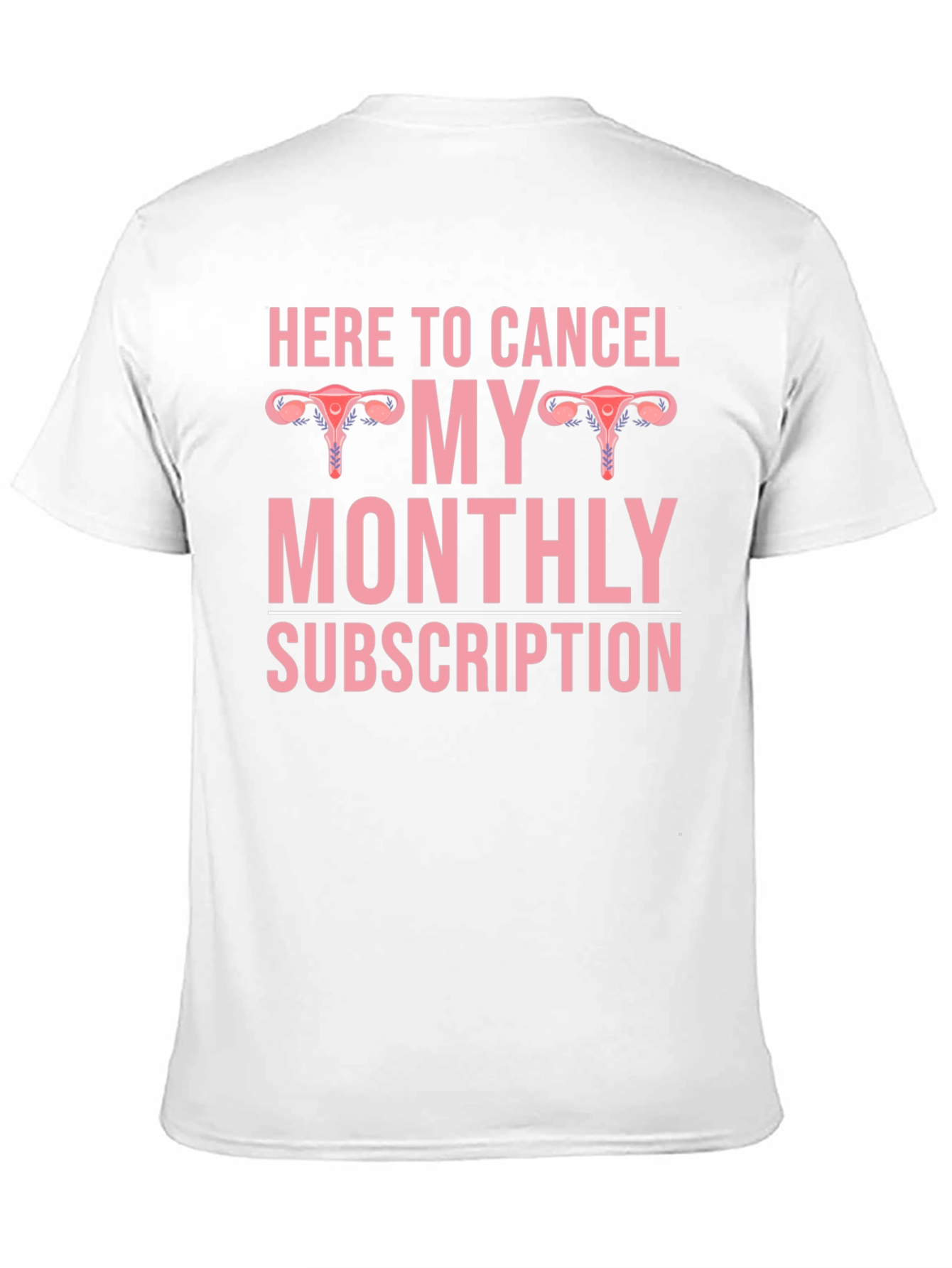 Black Here to Cancel Monthly Subscription Graphic Tee view 11