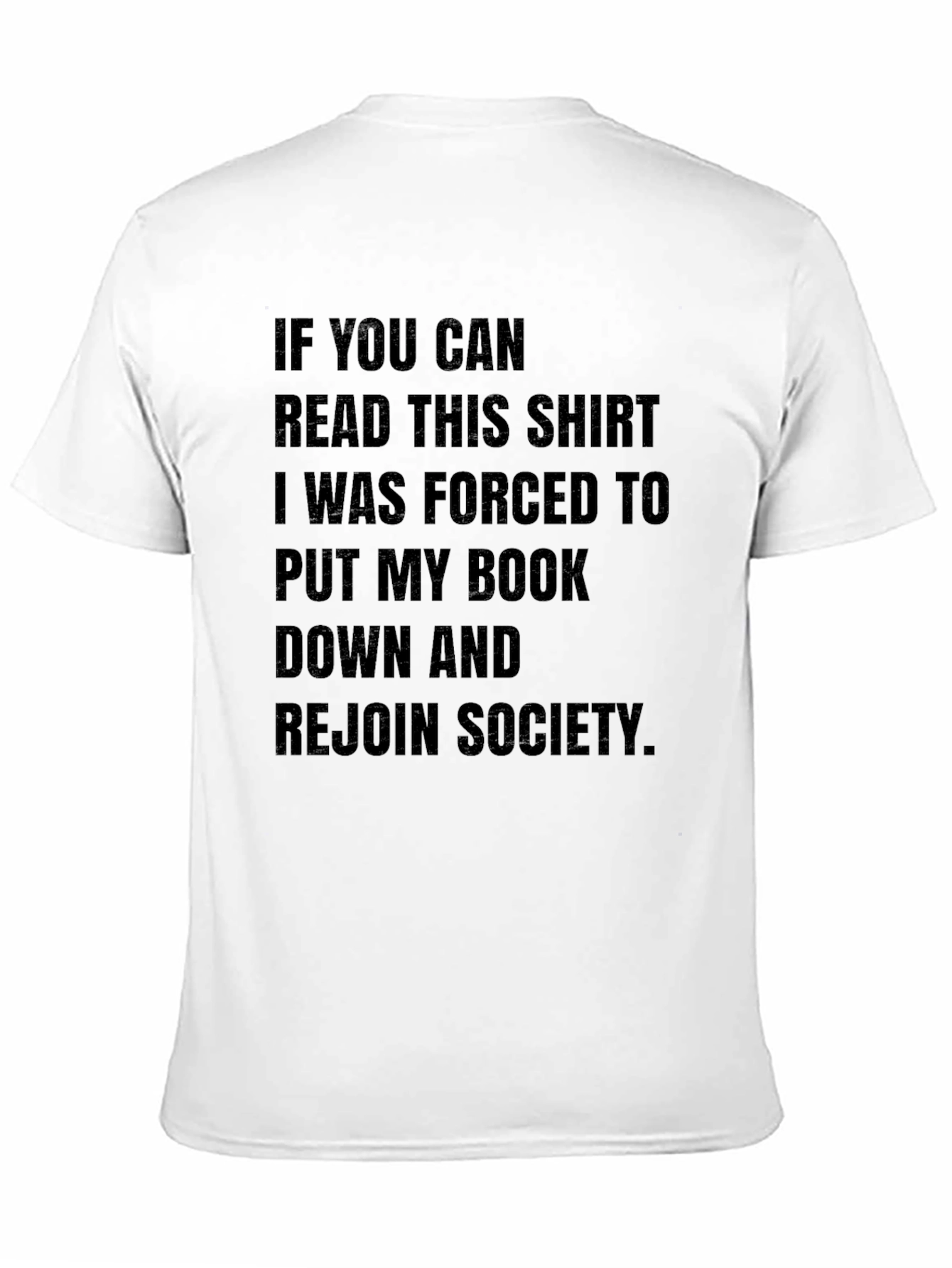 Black Funny Book Lover T-Shirt: If You Can Read This view 11