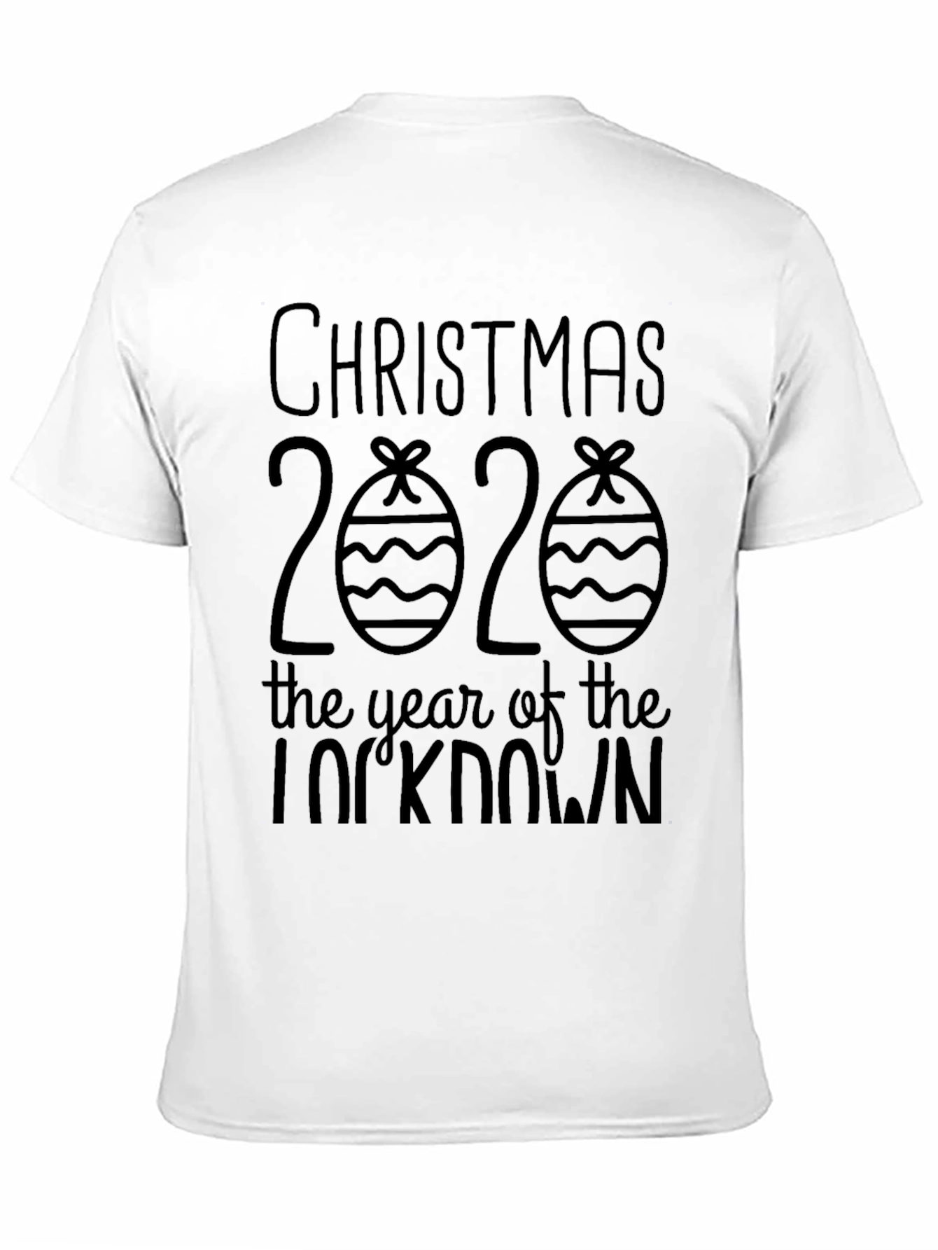 Black Christmas 2020 Lockdown Novelty T-Shirt view 11