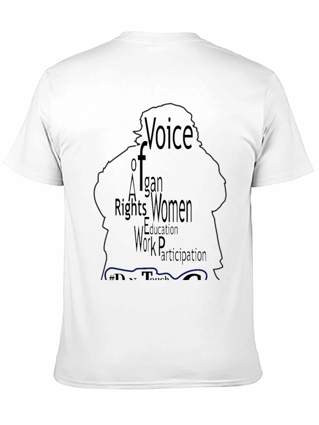 Black Voice of Afghan Women Black T-Shirt view 11