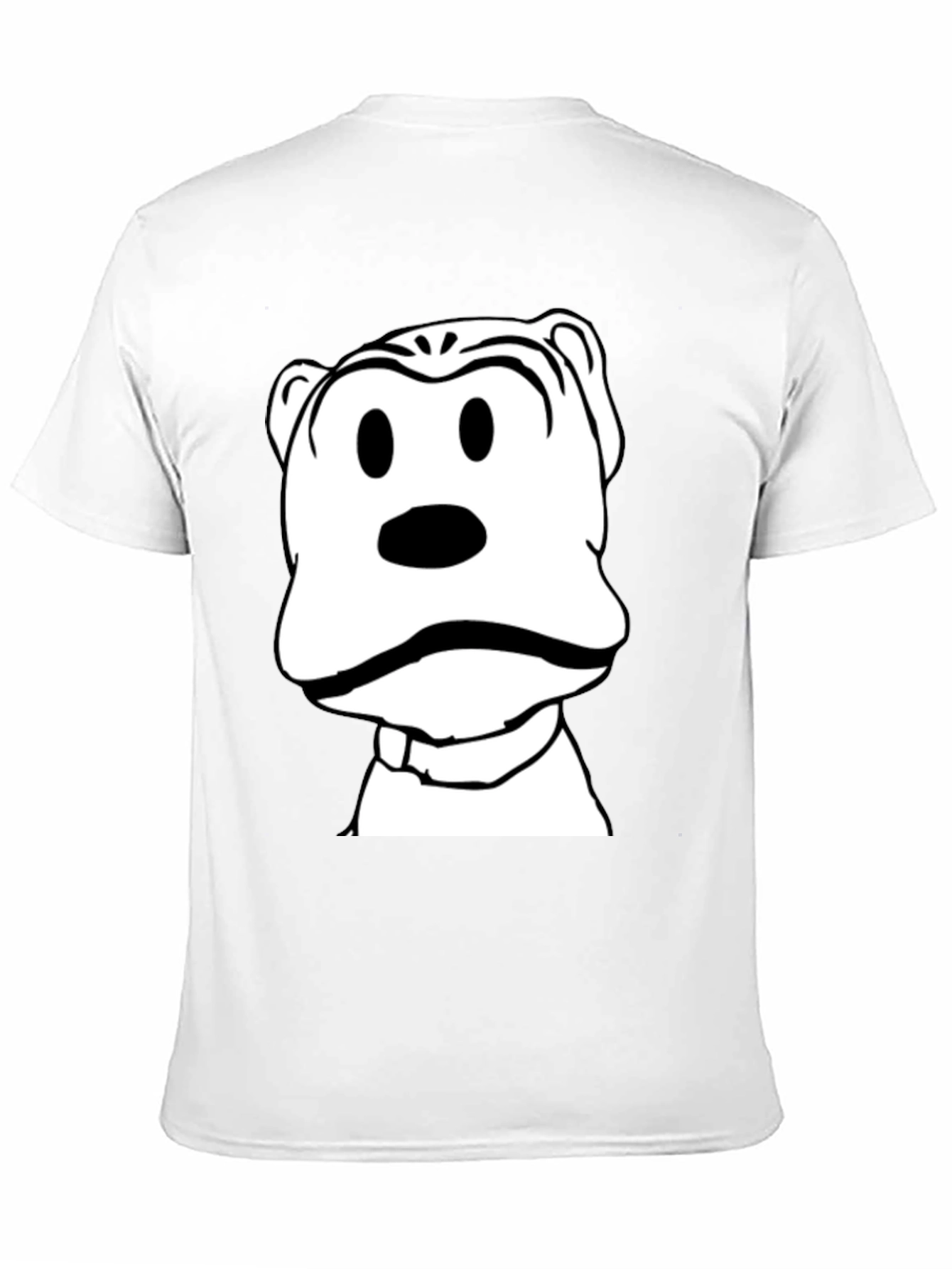 Black Cartoon Character Graphic Tee - Black view 11