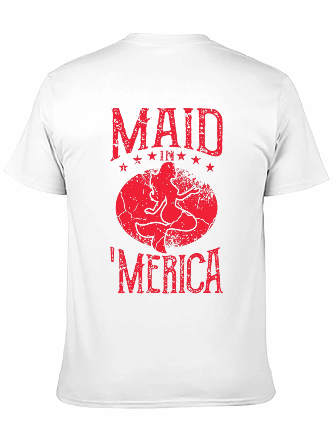Black Maid in 'Merica T-Shirt - Patriotic Mermaid Tee view 11