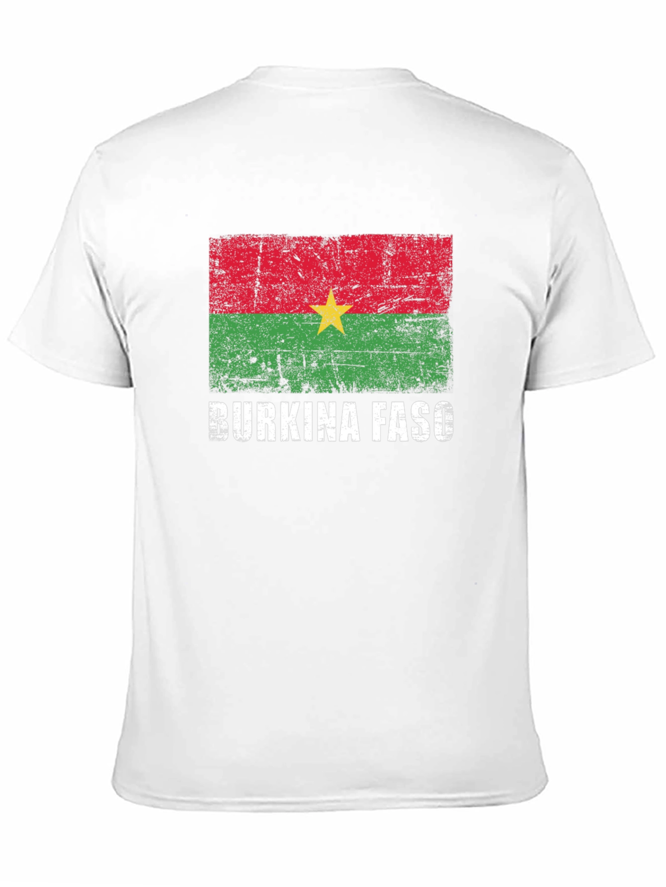 Black Burkina Faso Flag T-Shirt view 11