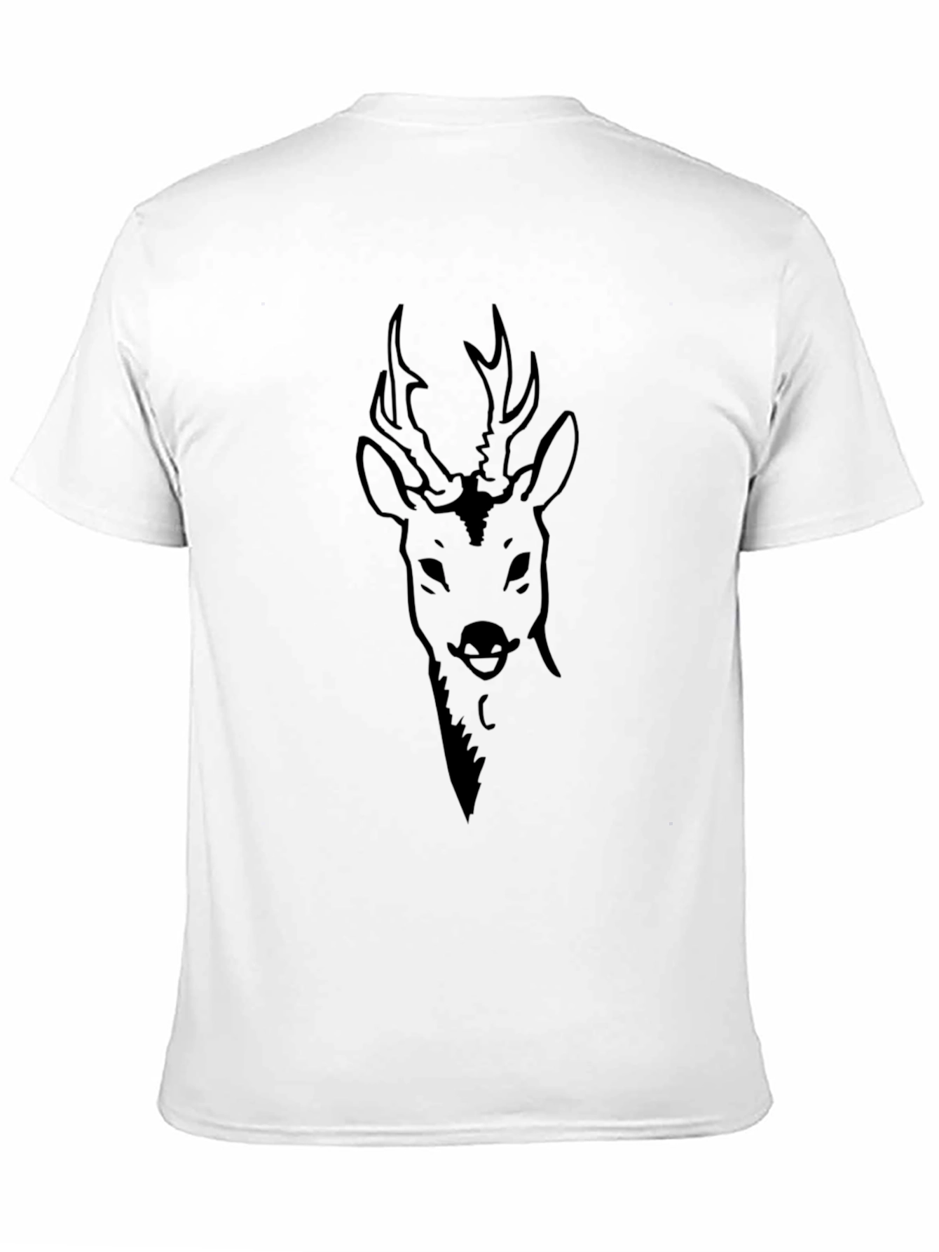 Black Buck Graphic Tee - Men's Black T-Shirt view 11