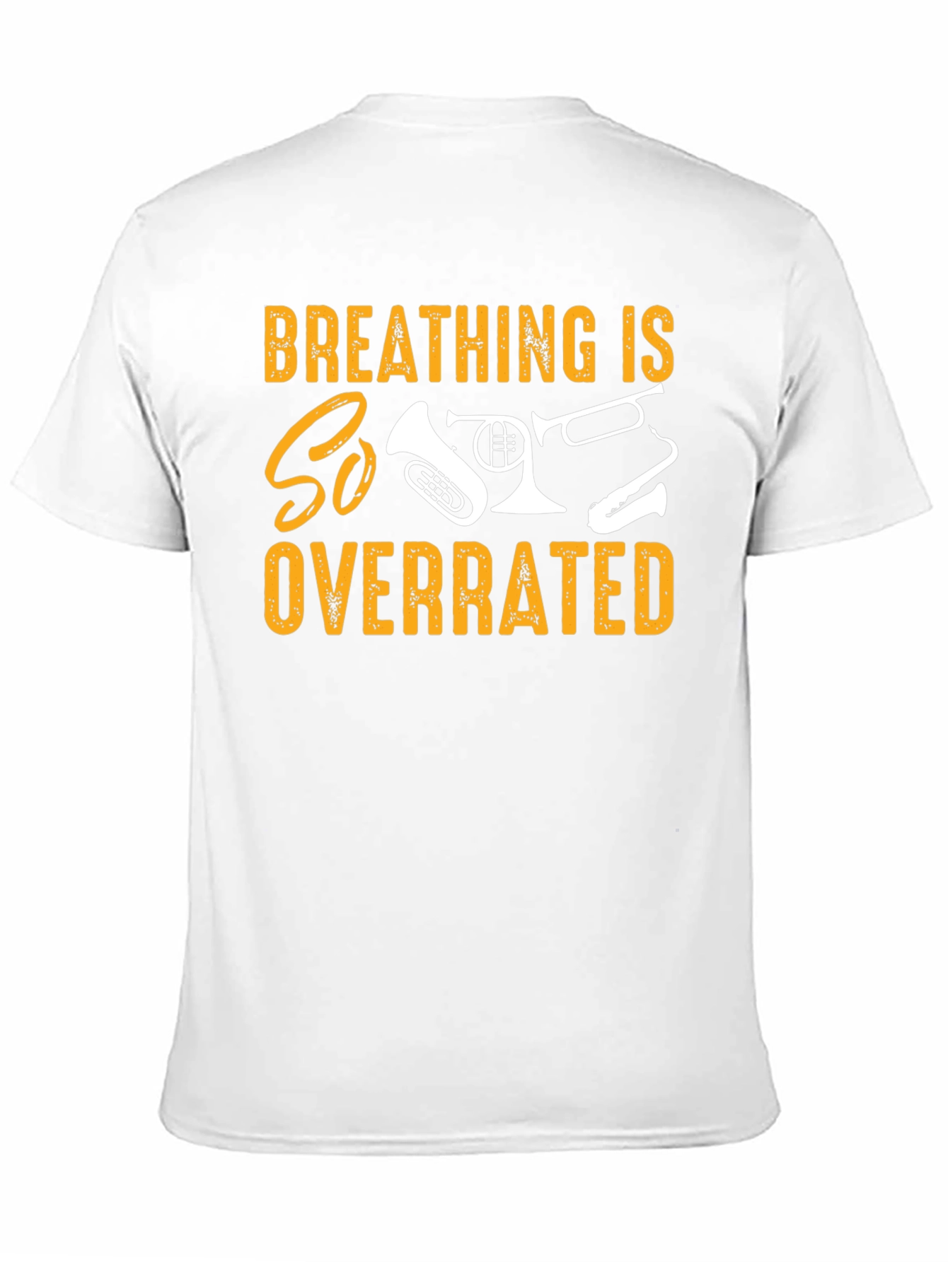 Black Breathing is Overrated Band T-Shirt view 11