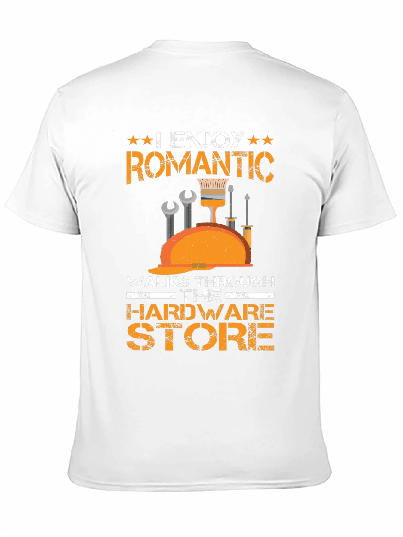 Black Romantic Hardware Store Walk T-Shirt view 11